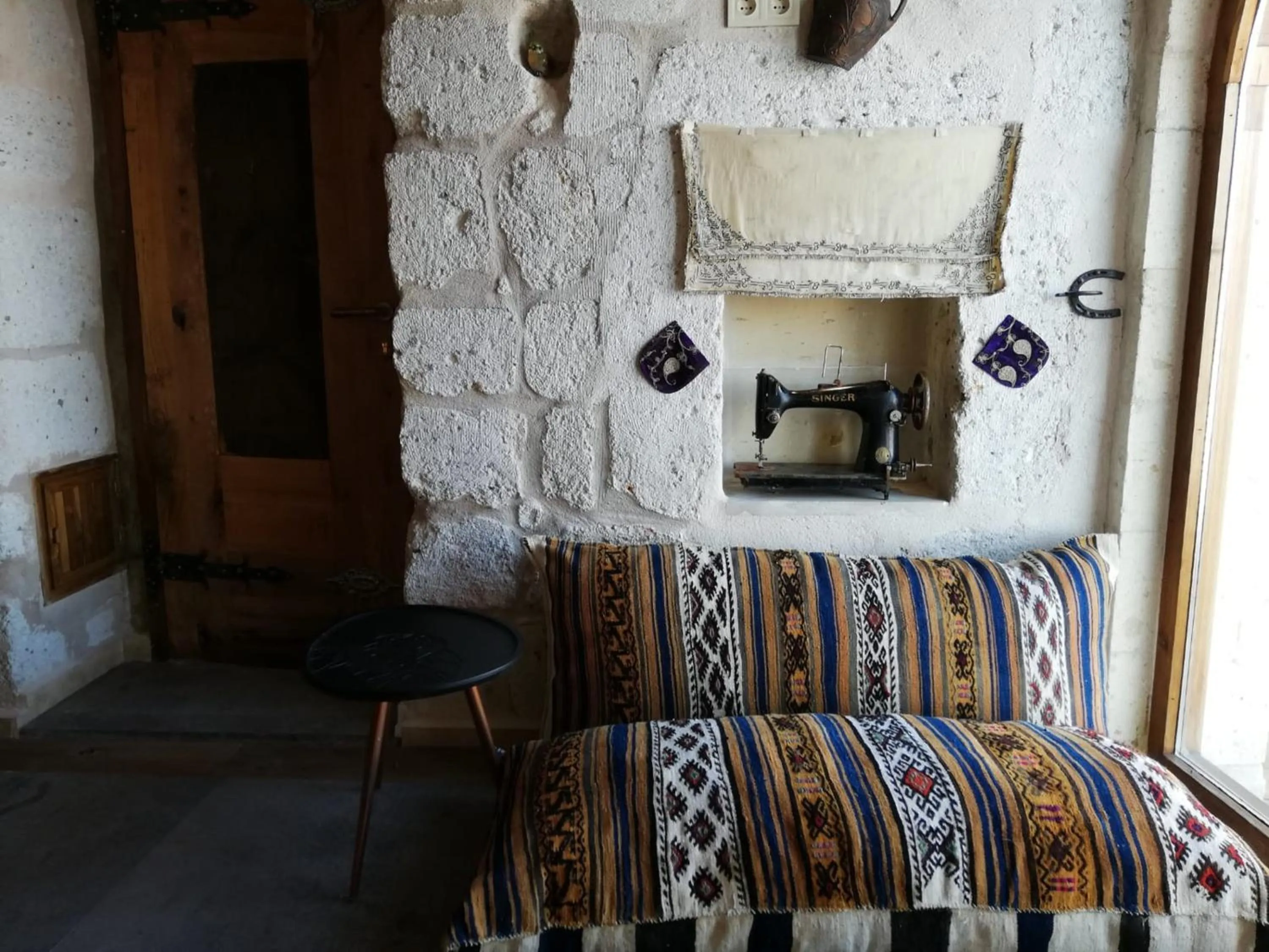 Decorative detail, Bed in Pigeon Hotel Cappadocia