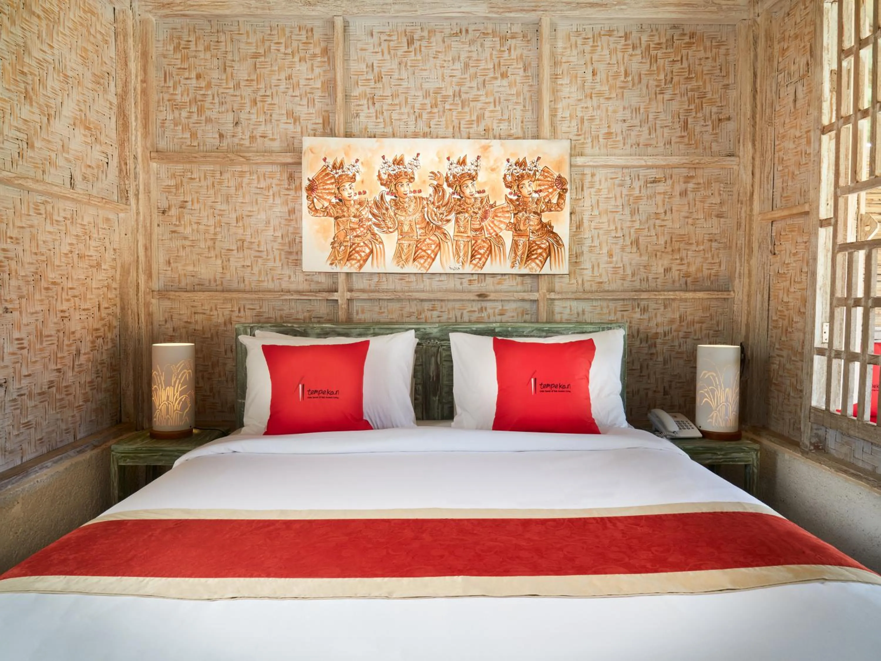 Decorative detail, Bed in The Tempekan Heritage