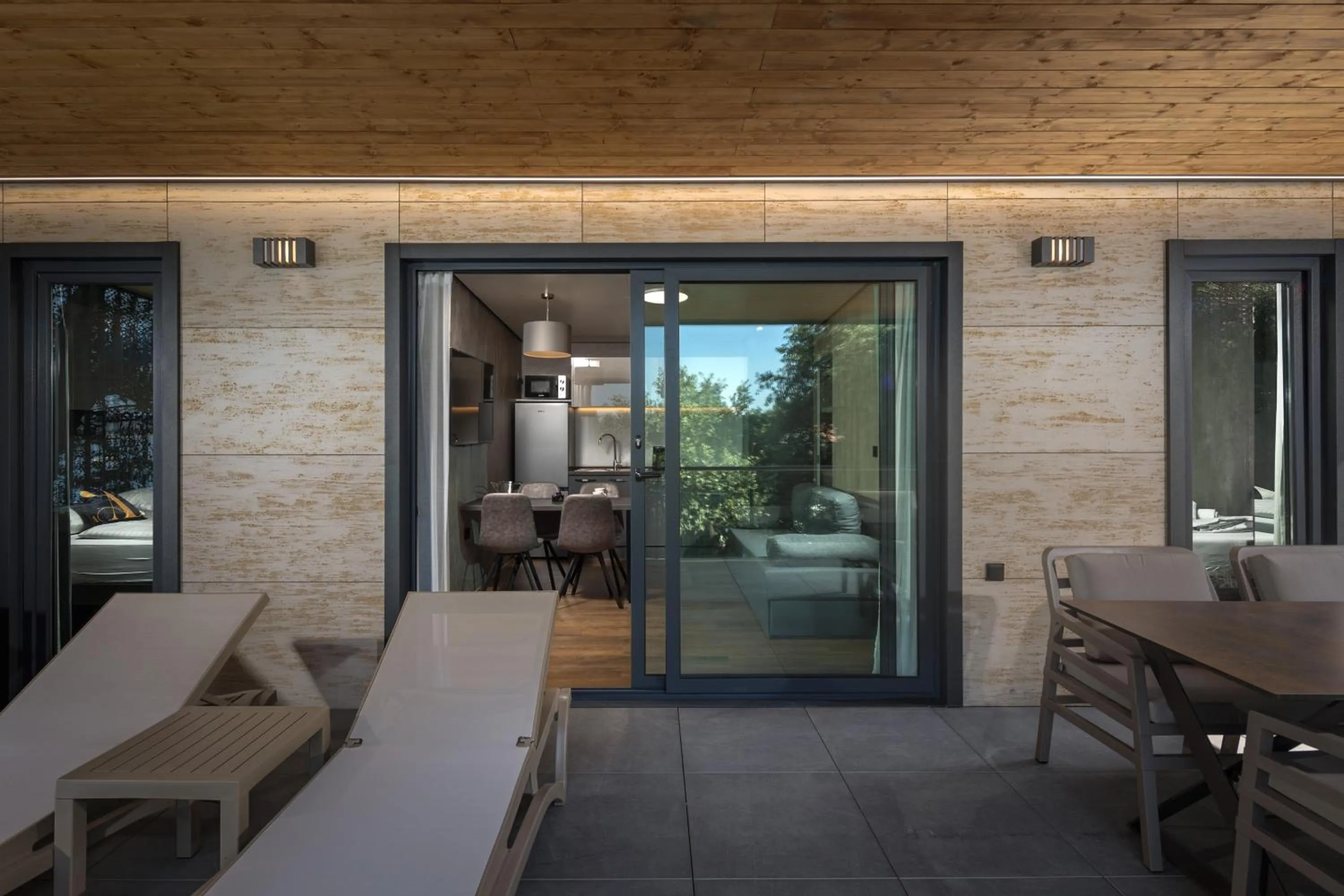 Balcony/Terrace in Adrialux Camping Mobile Homes