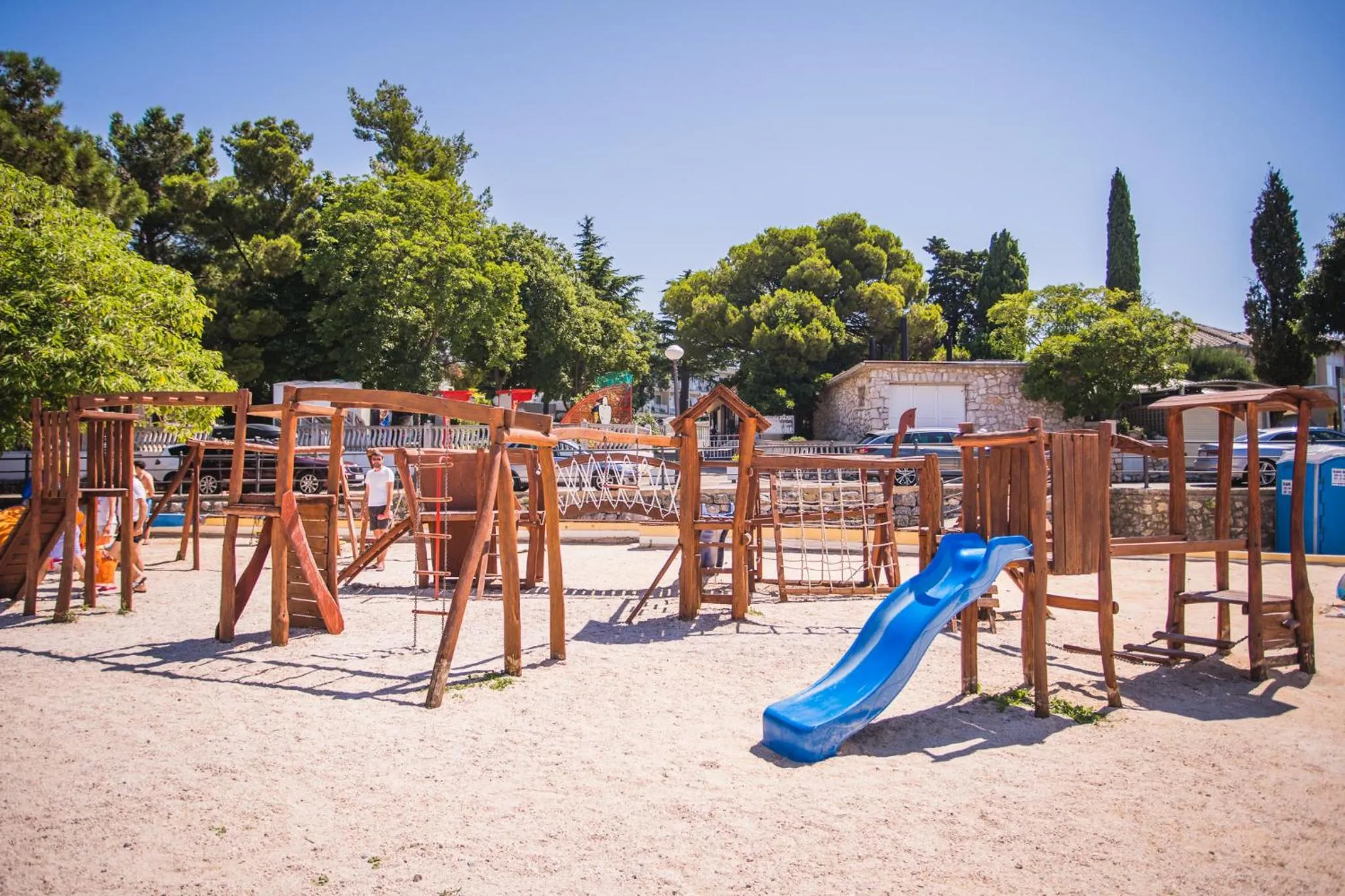 Beach in Adrialux Camping Mobile Homes