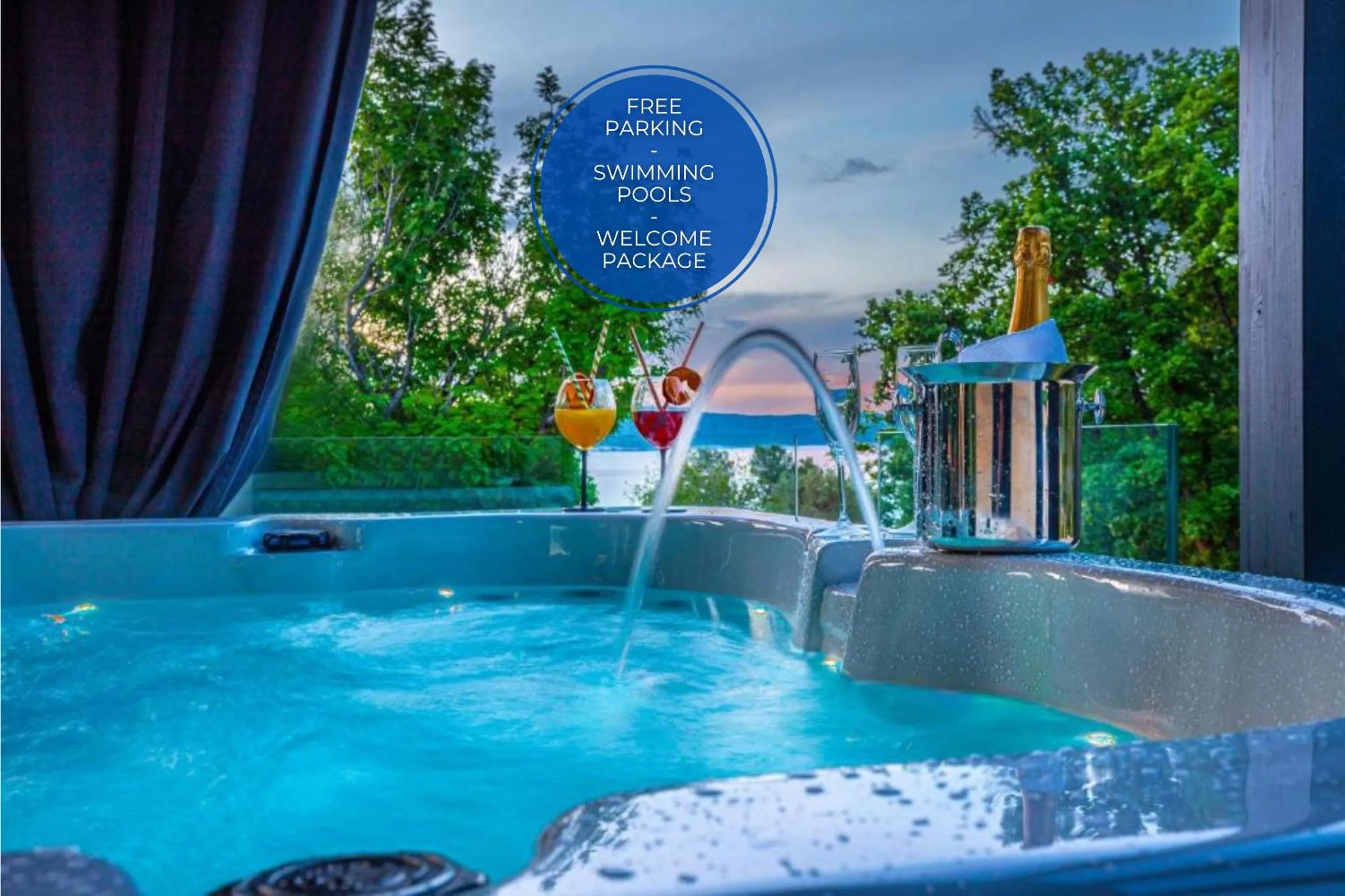 Balcony/Terrace in Adrialux Camping Mobile Homes