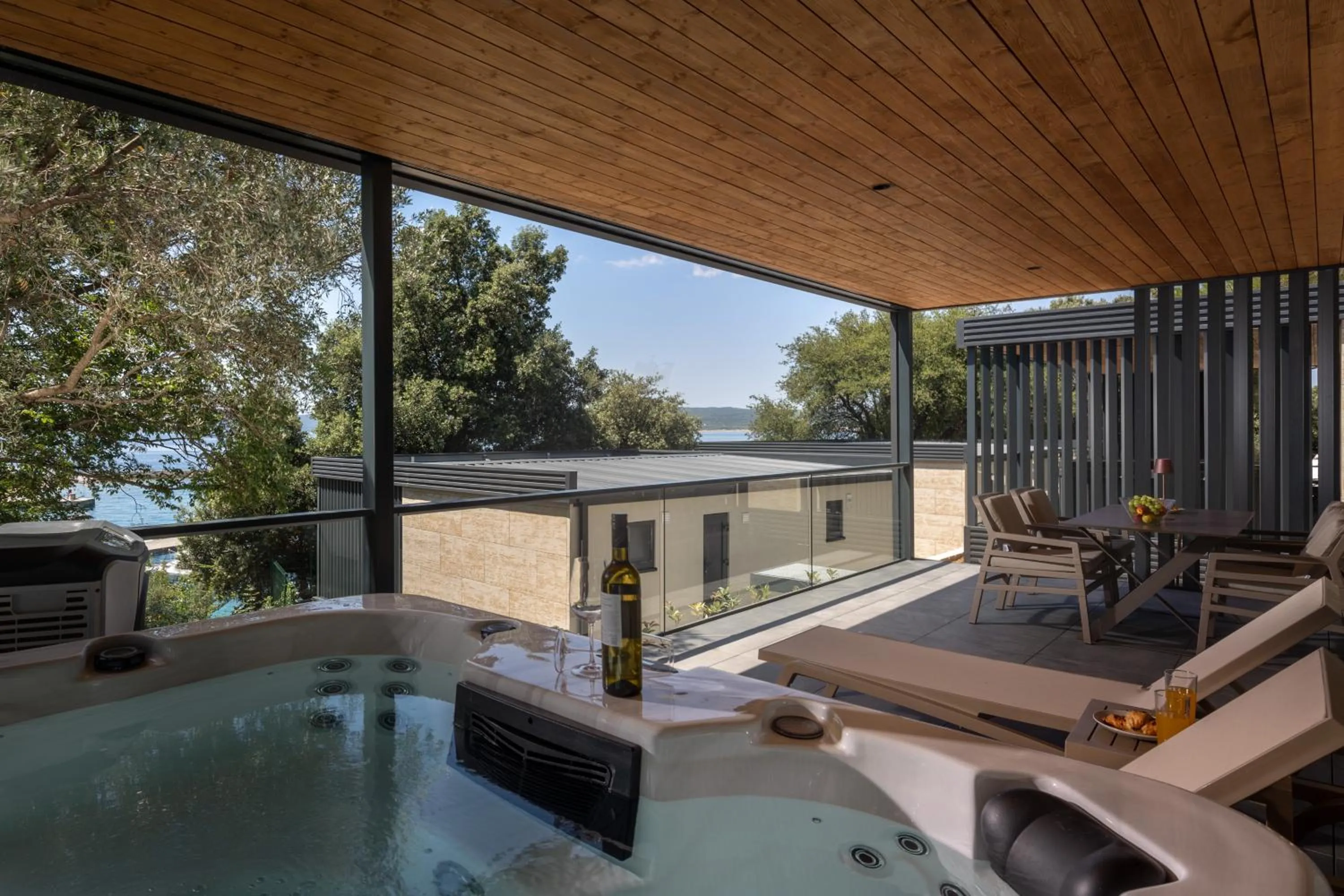 Patio in Adrialux Camping Mobile Homes