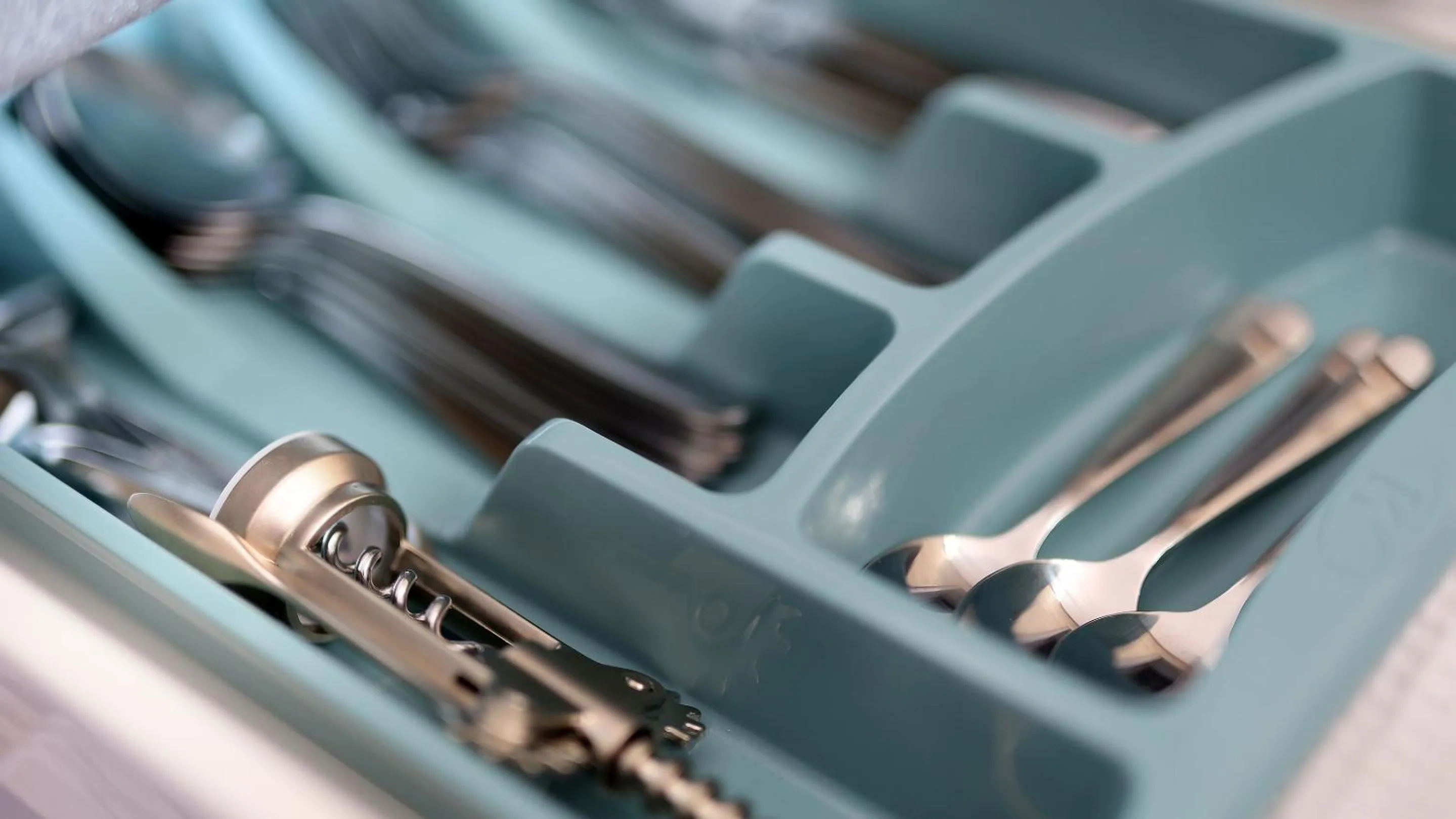 Kitchen or kitchenette in Adrialux Camping Mobile Homes