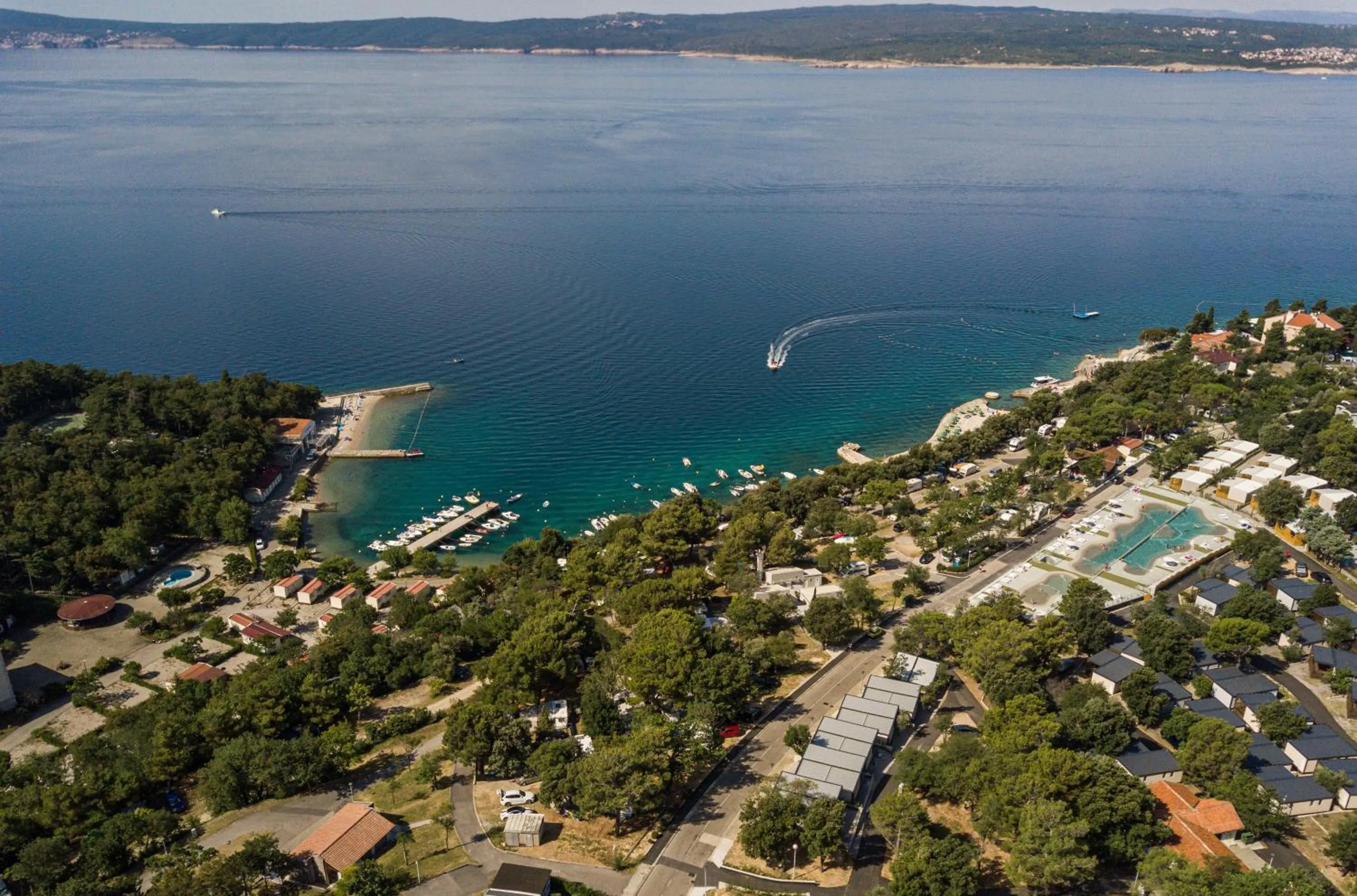 Beach in Adrialux Camping Mobile Homes