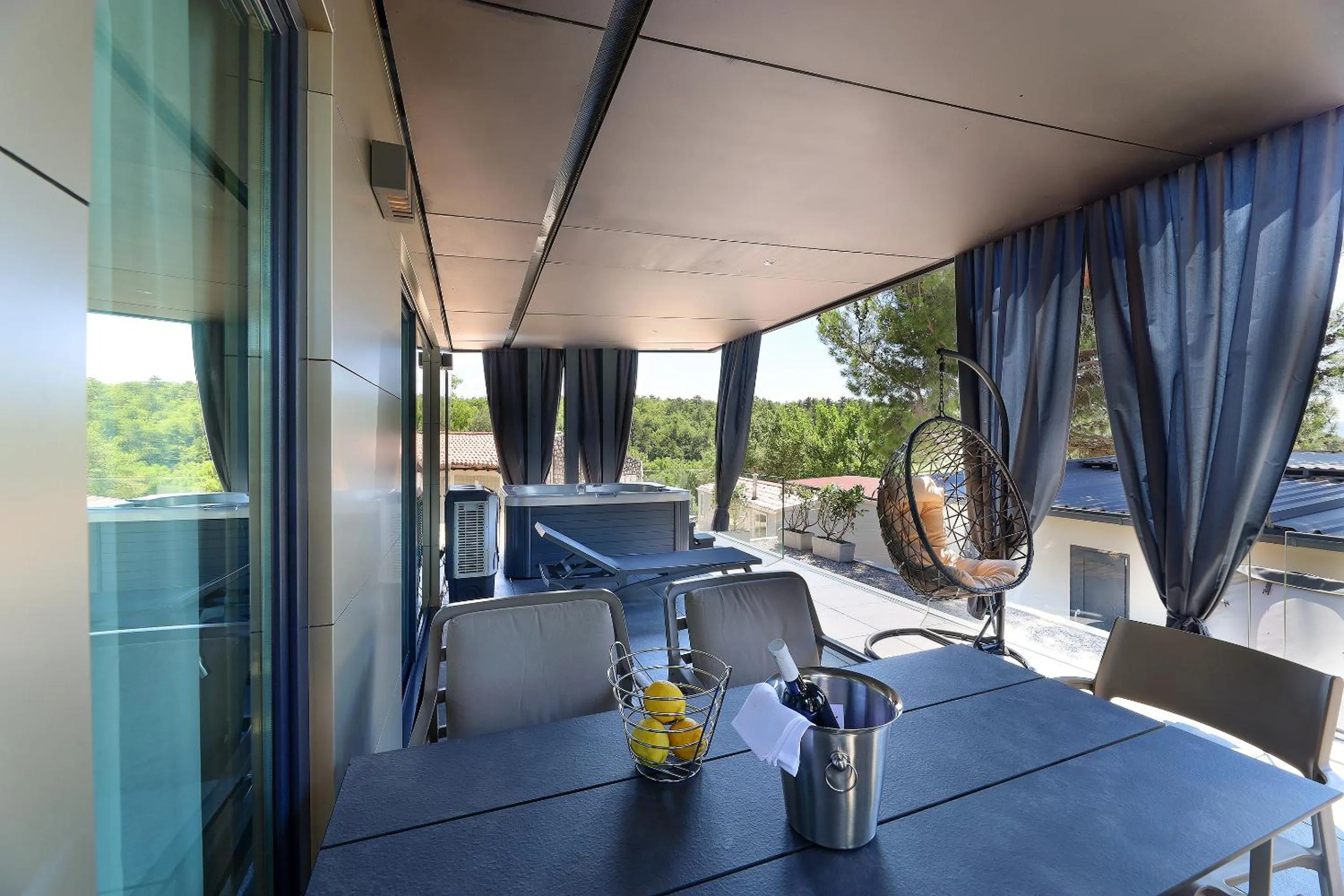 Balcony/Terrace in Adrialux Camping Mobile Homes