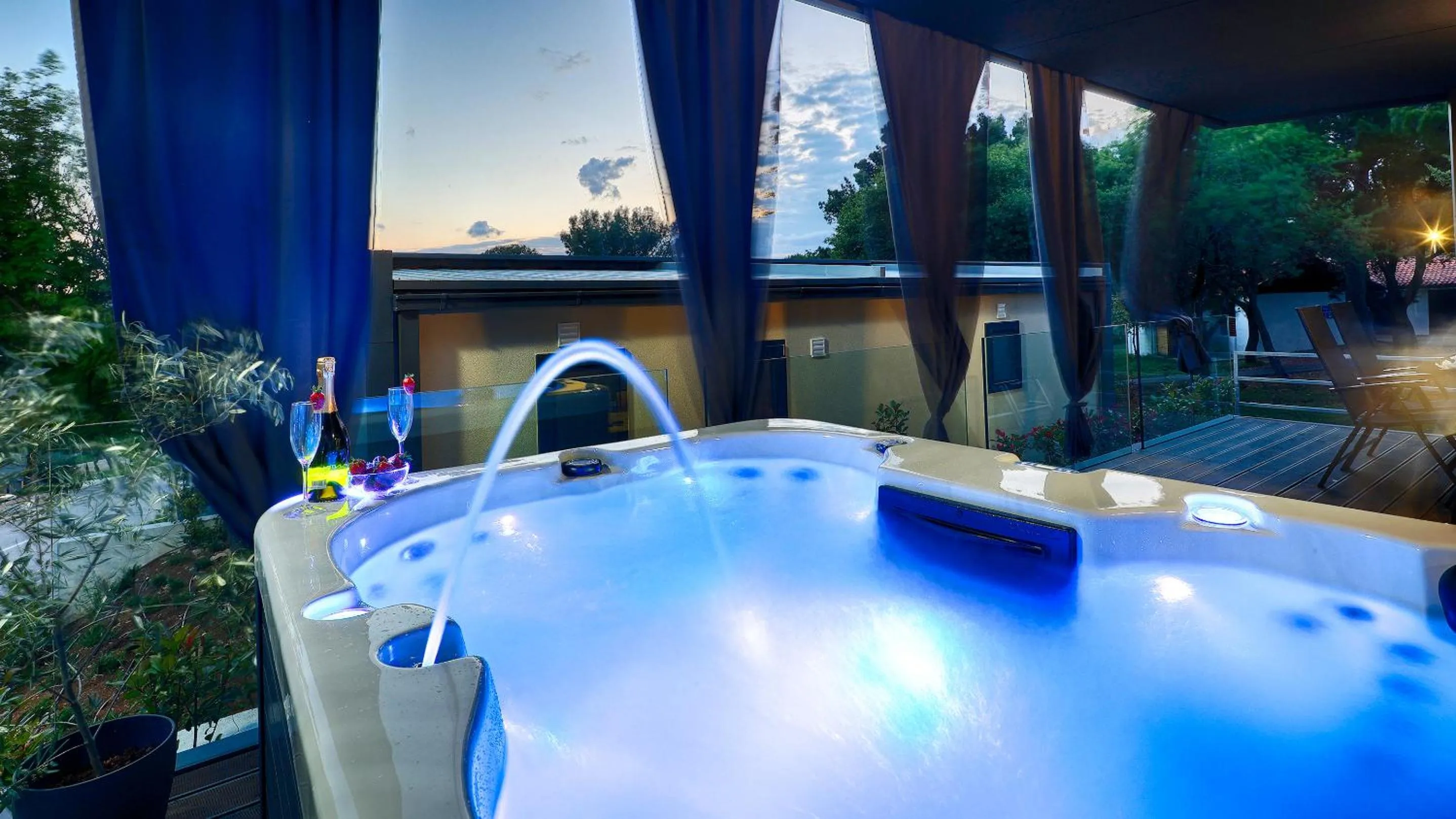 Balcony/Terrace in Adrialux Camping Mobile Homes