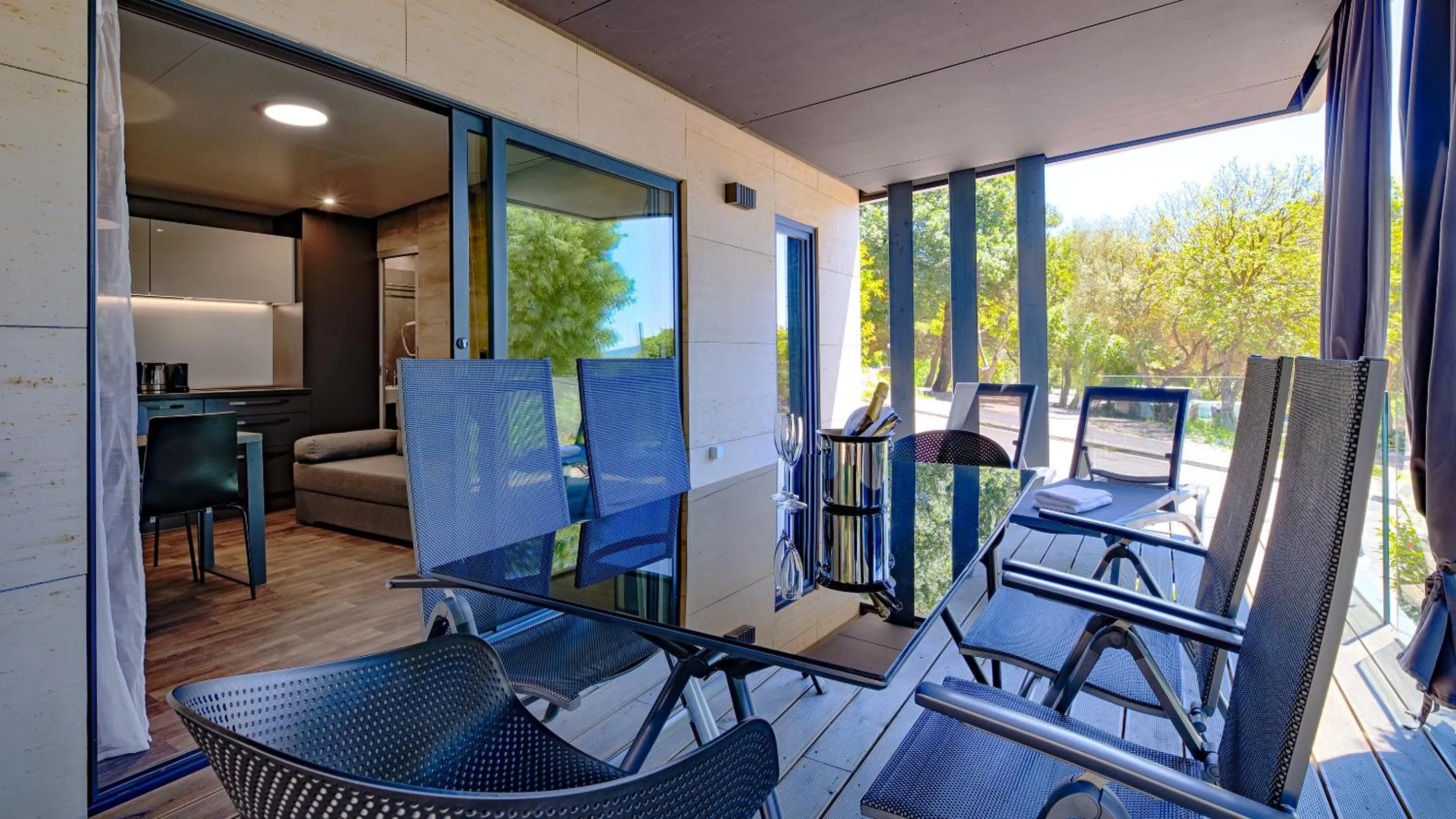 Patio in Adrialux Camping Mobile Homes