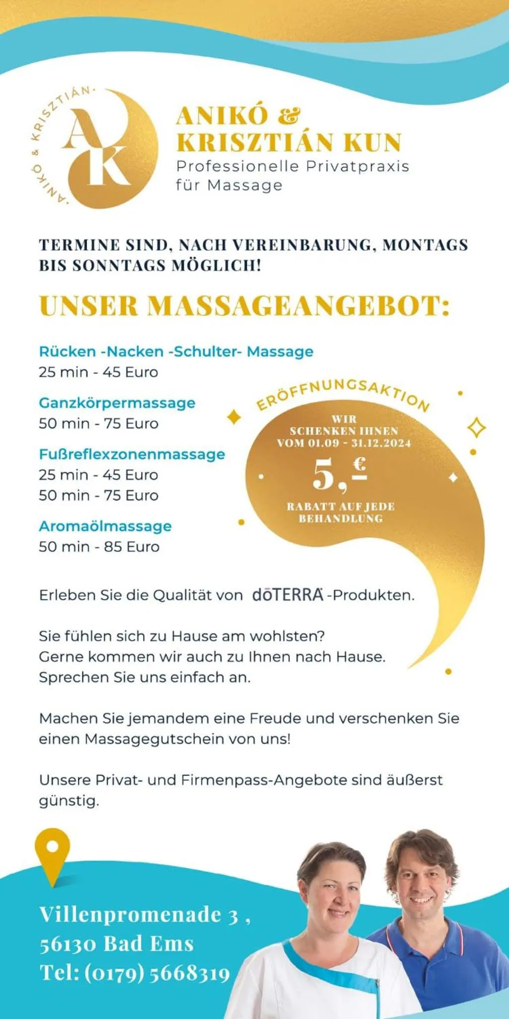 Massage in Hotel Monet - Das Kunsthotel an der Lahn