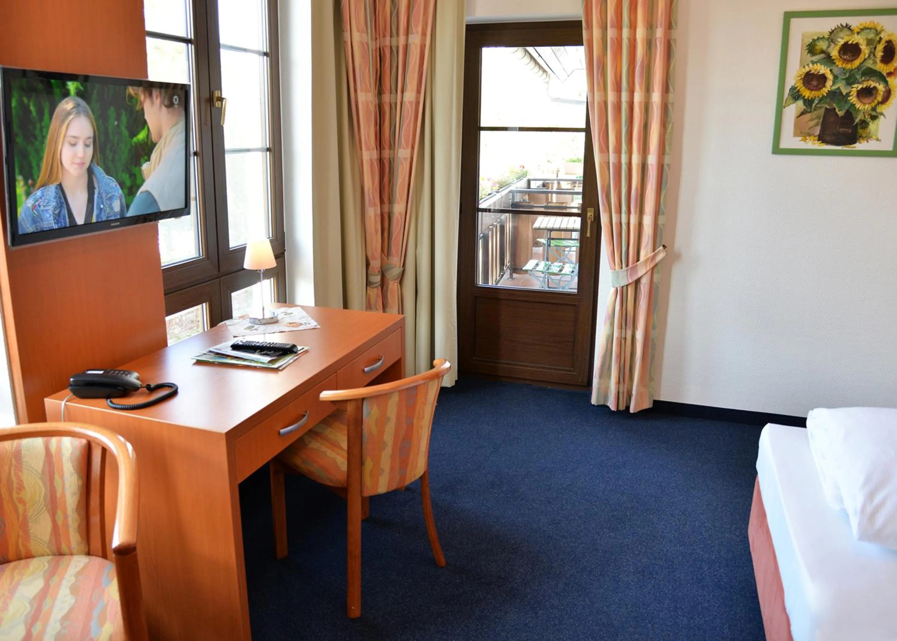 Bed in Hotel Spreewaldeck