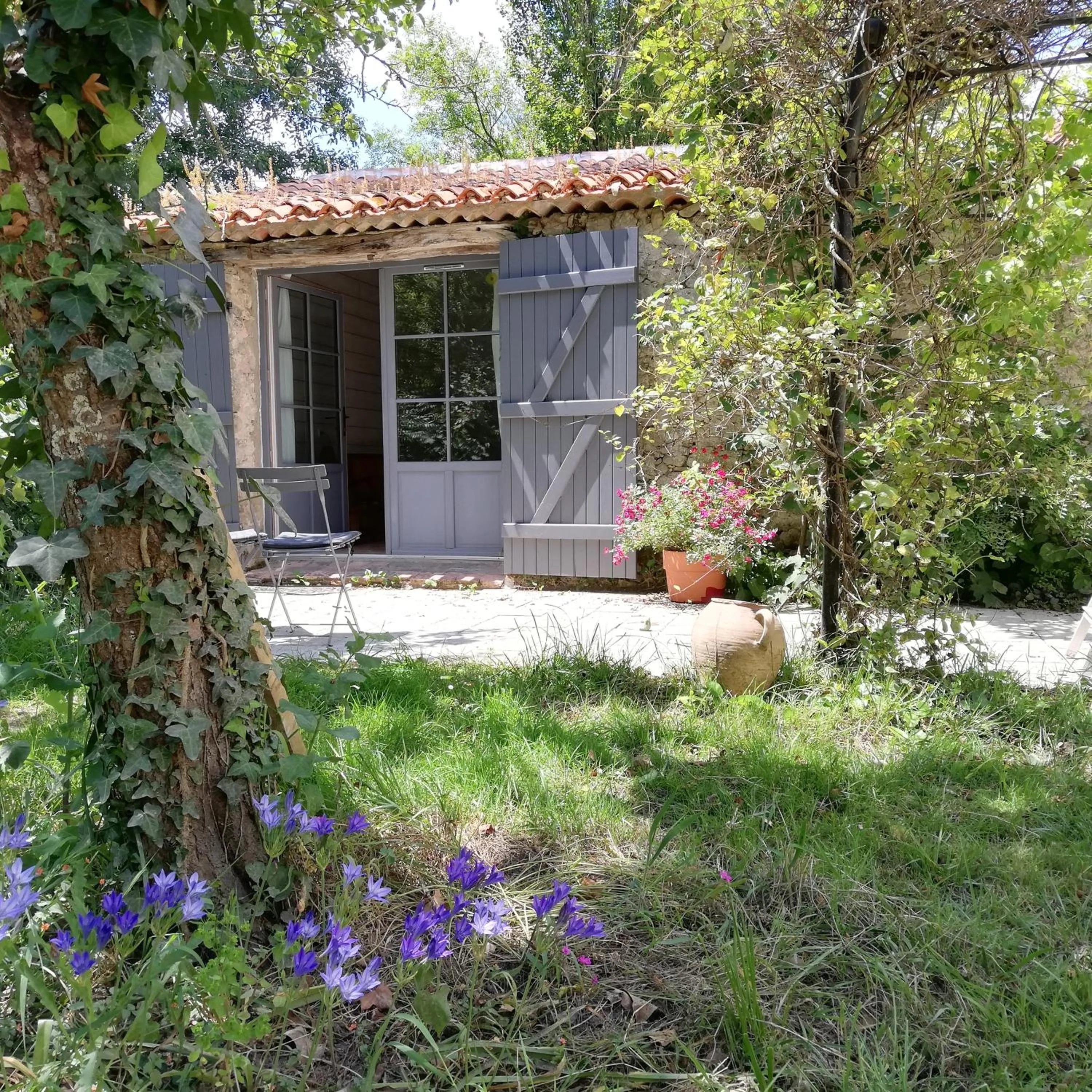 Garden in Au Logis de la Mongie