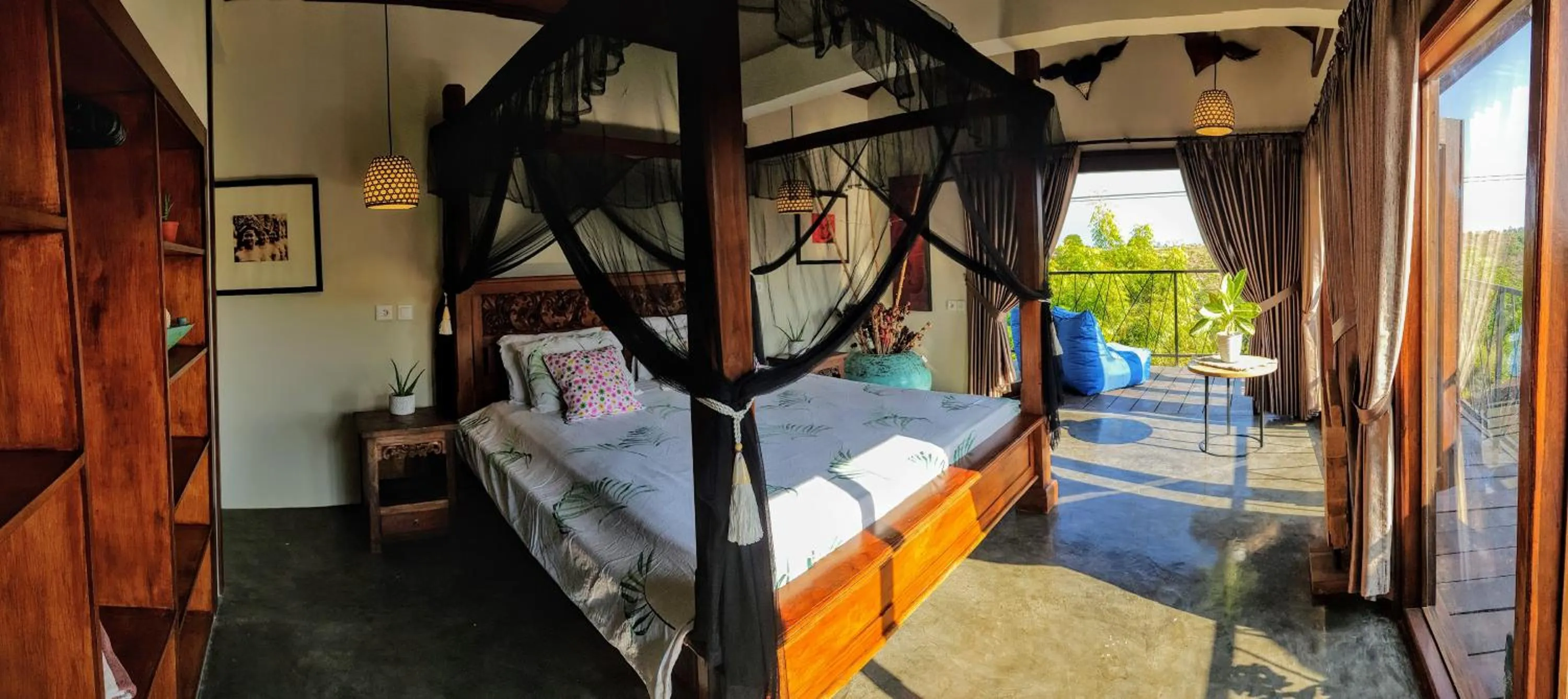 Property building, Bed in Ombak Resort at Ekas , a luxury surf and kite destination, Close to Inside Ekas beach
