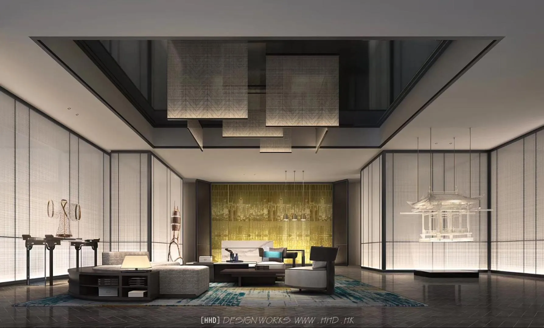 Lobby or reception in Qingdao Treasure Hotel