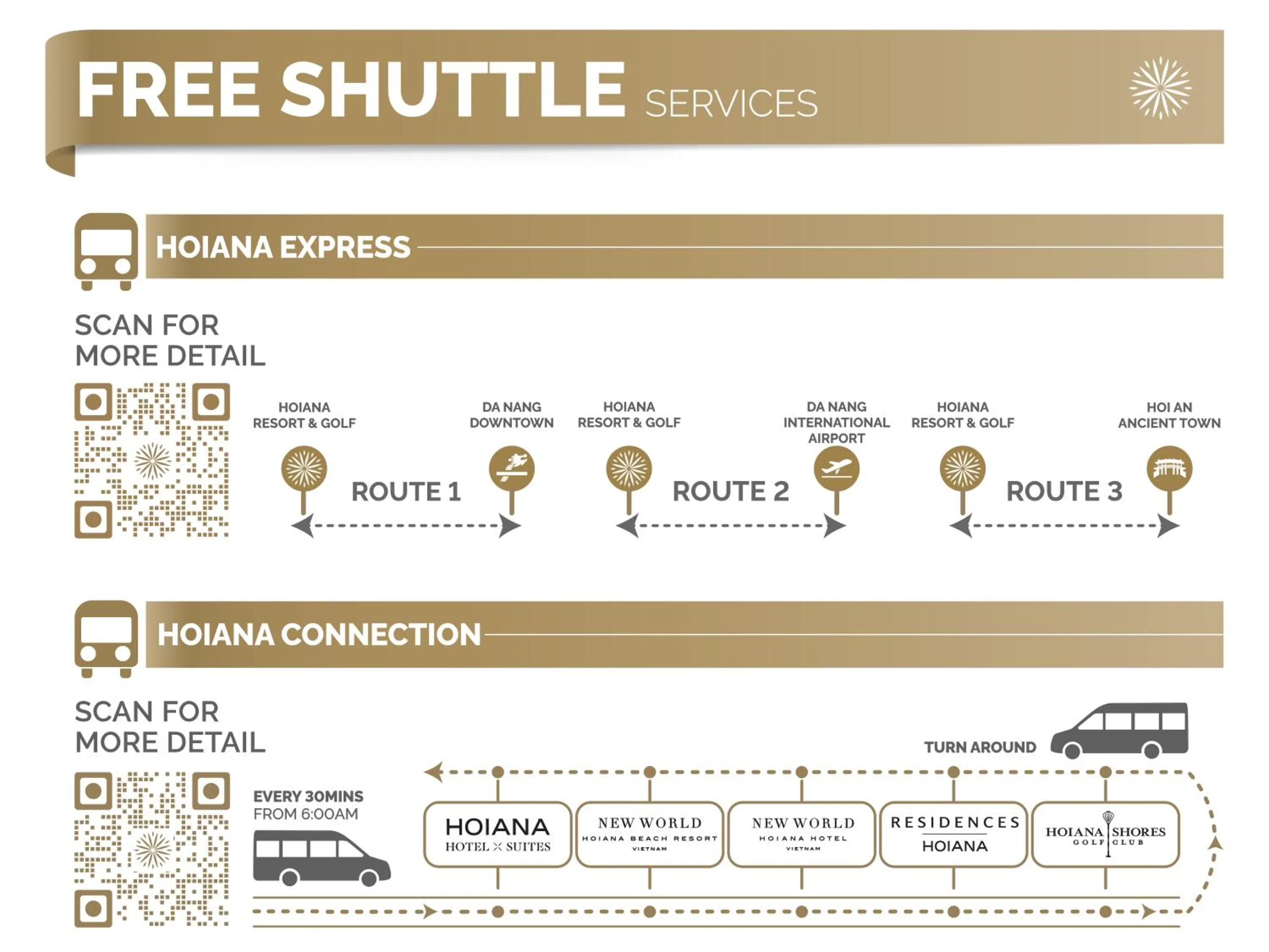 shuttle in New World Hoiana Hotel