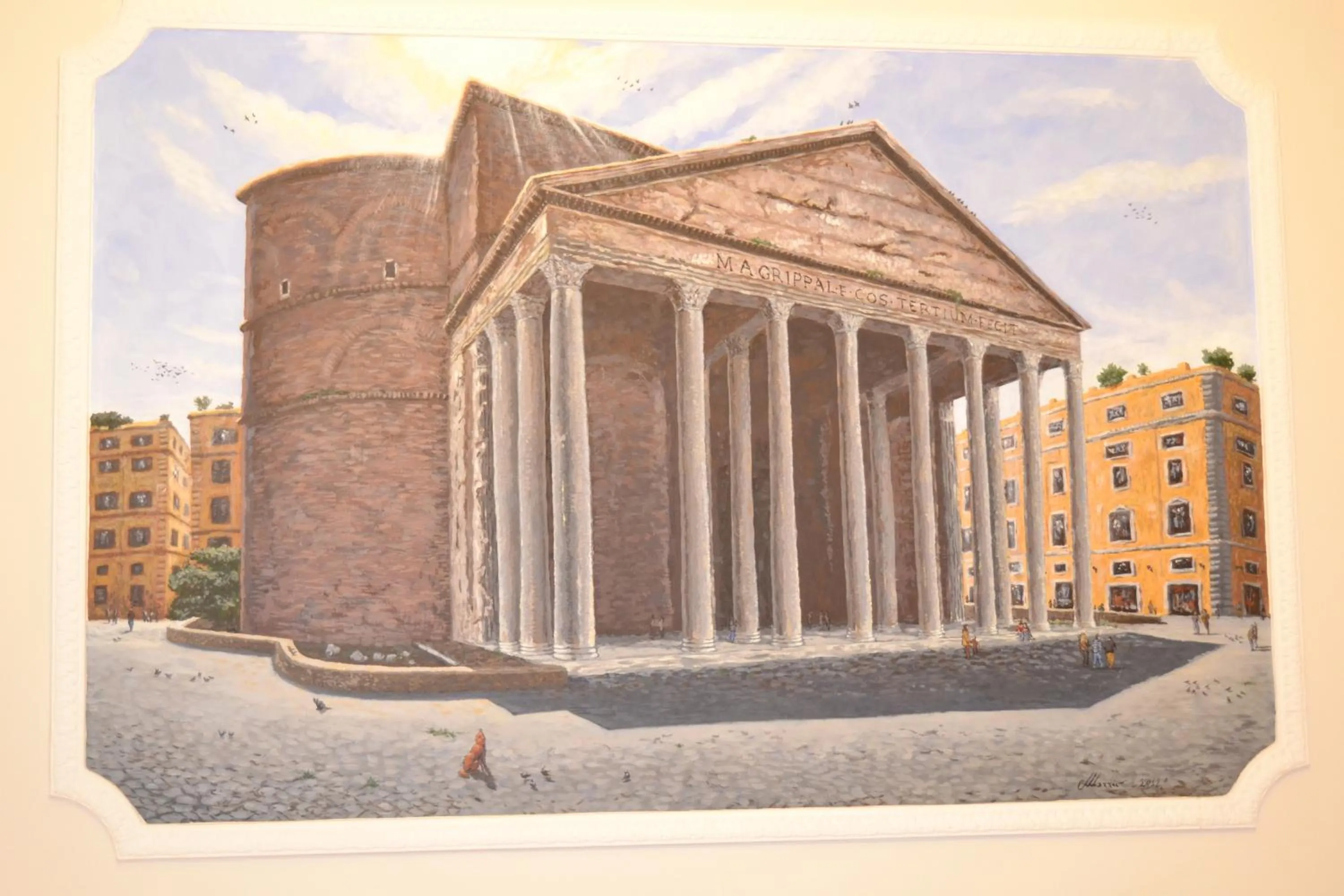 Decorative detail in Sleep In Rome Ludovisi