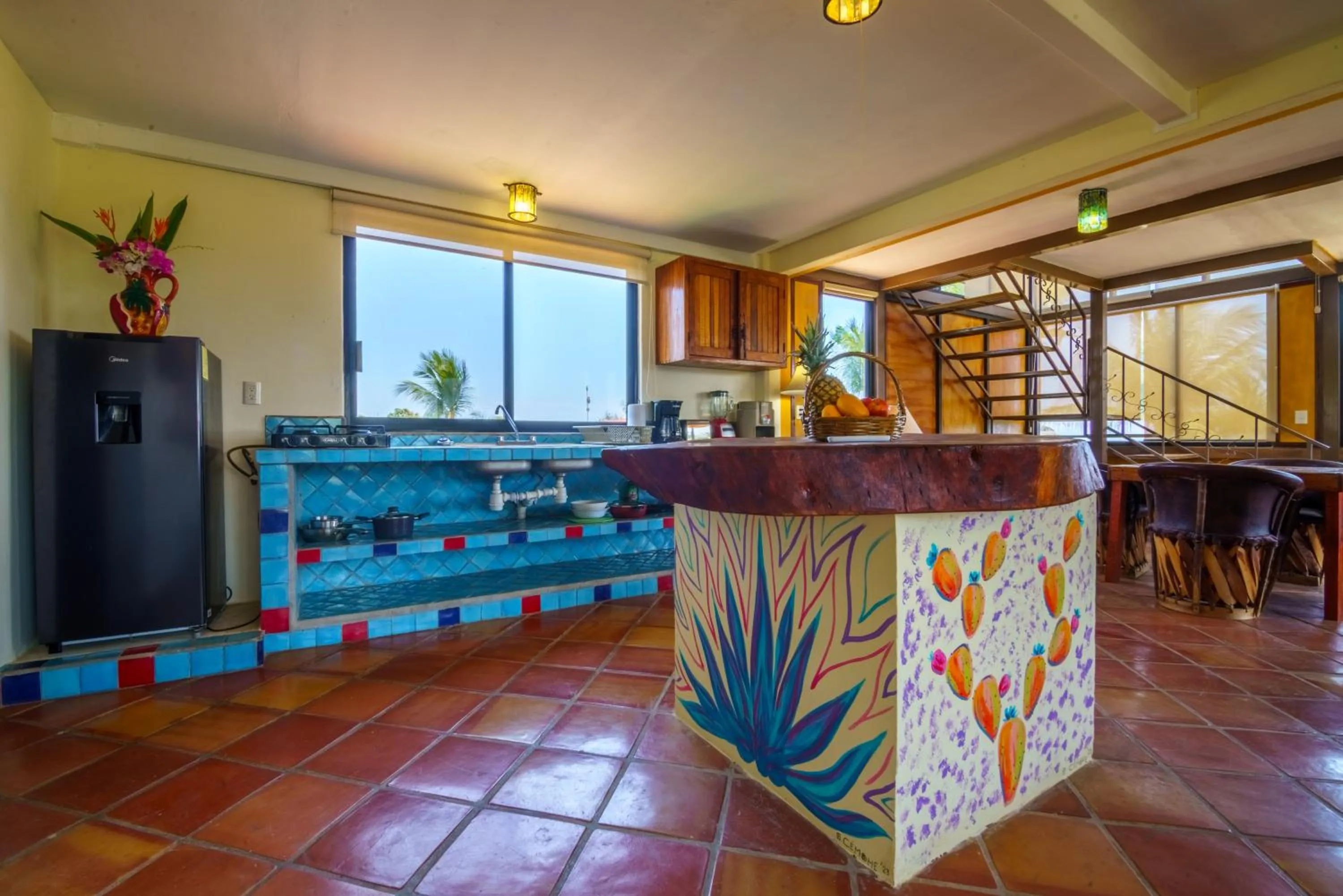 kitchen in Hotel Casamar Suites