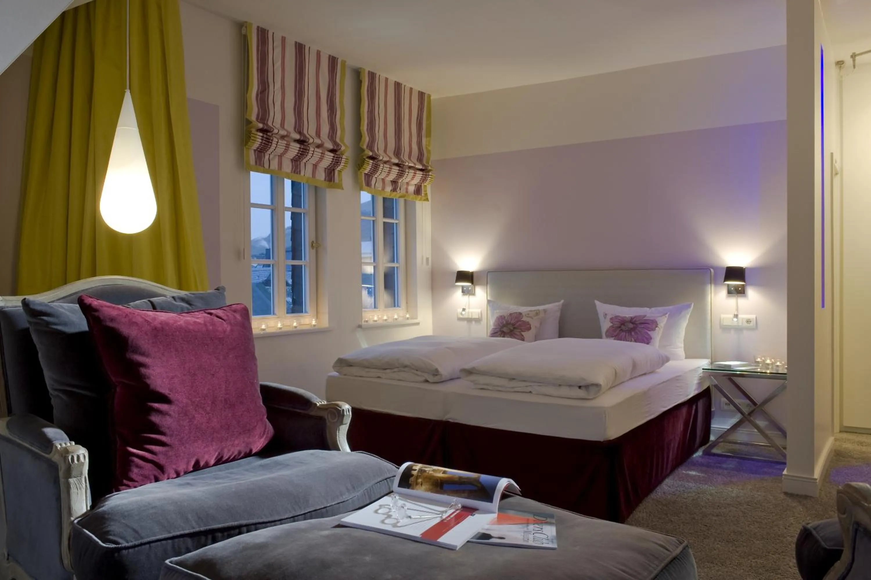 Photo of the whole room, Bed in Romantik Jugendstilhotel Bellevue