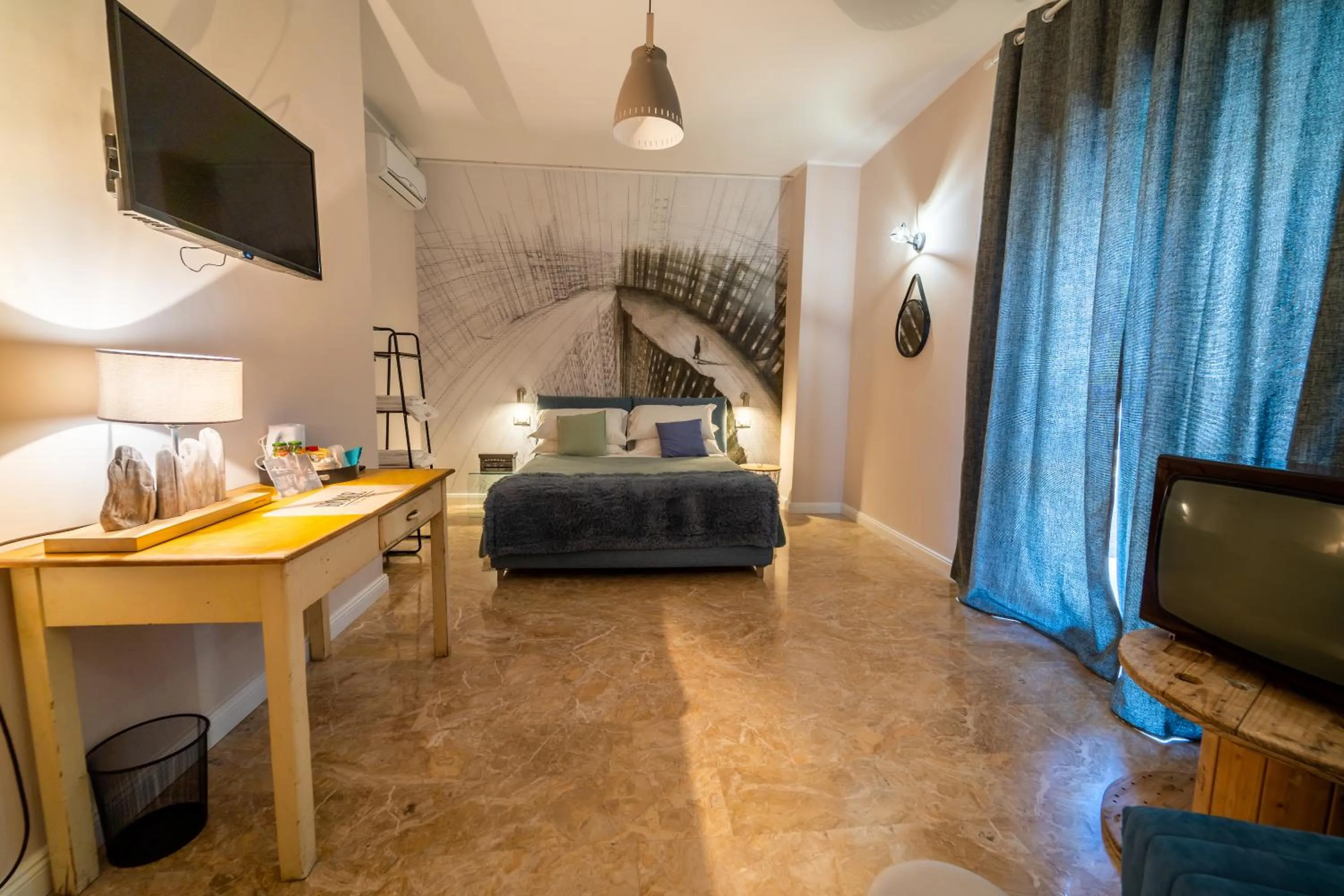 Bedroom, Bed in Urban Rooms