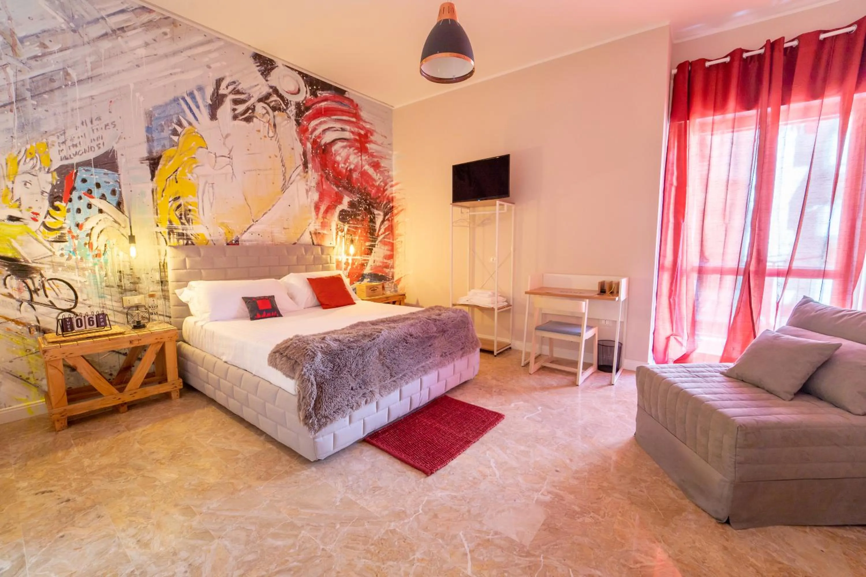 Bedroom, Bed in Urban Rooms