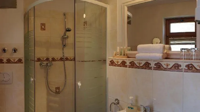 Shower in Hotel Villa Herzog