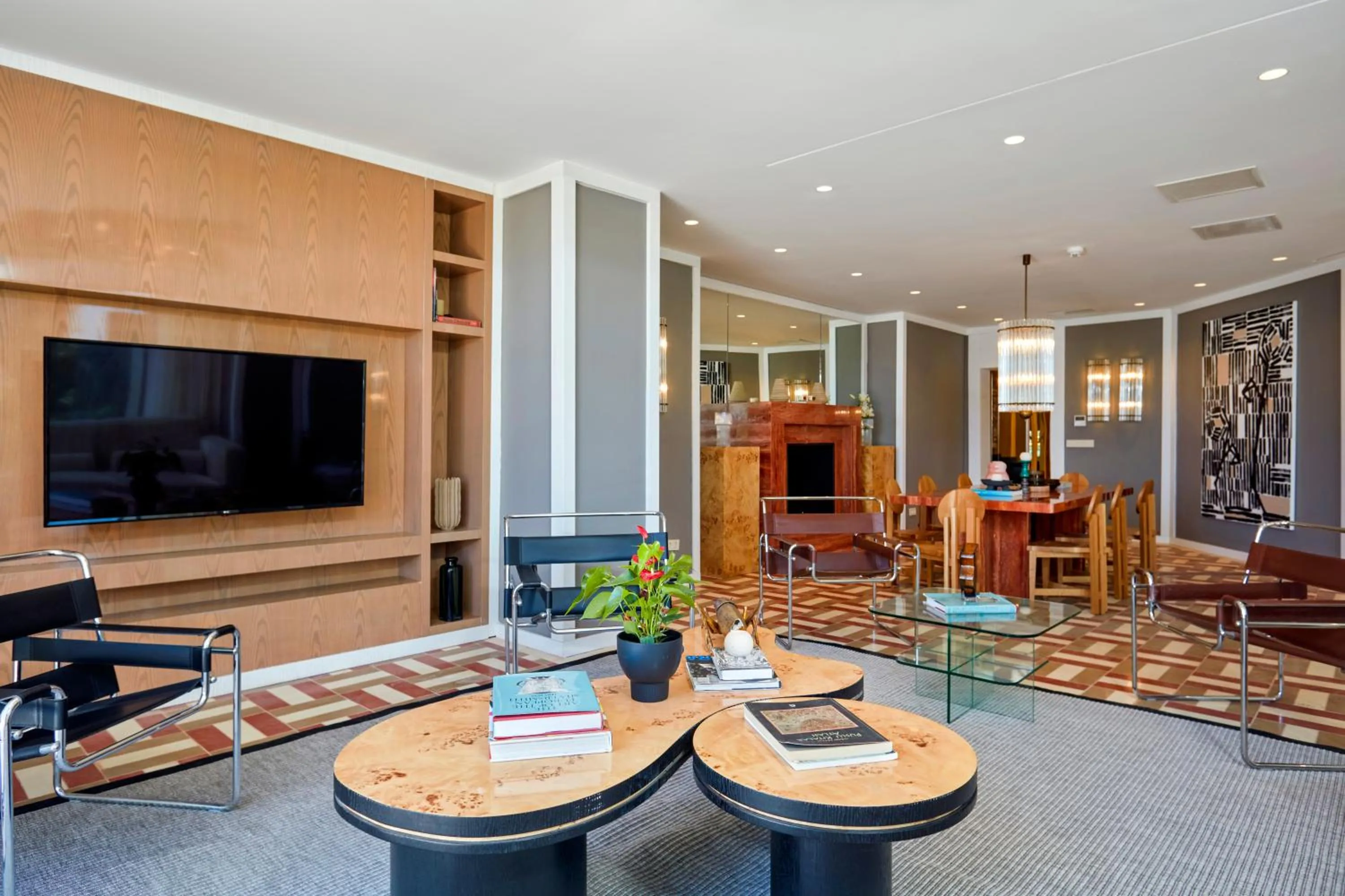 Communal lounge/ TV room in Root Redrock Yalıkavak