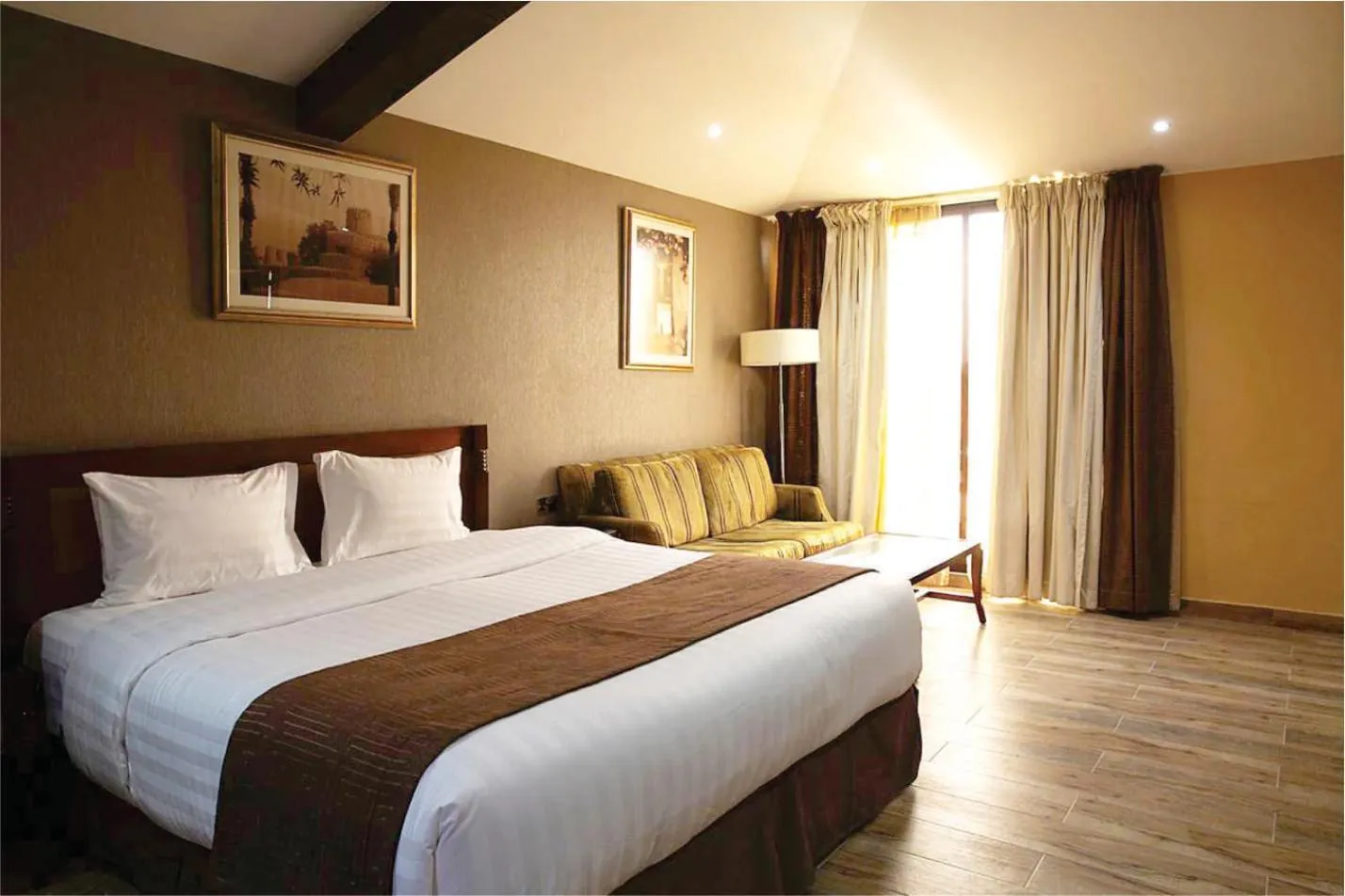 Bed in Desert Inn Resort and Camp