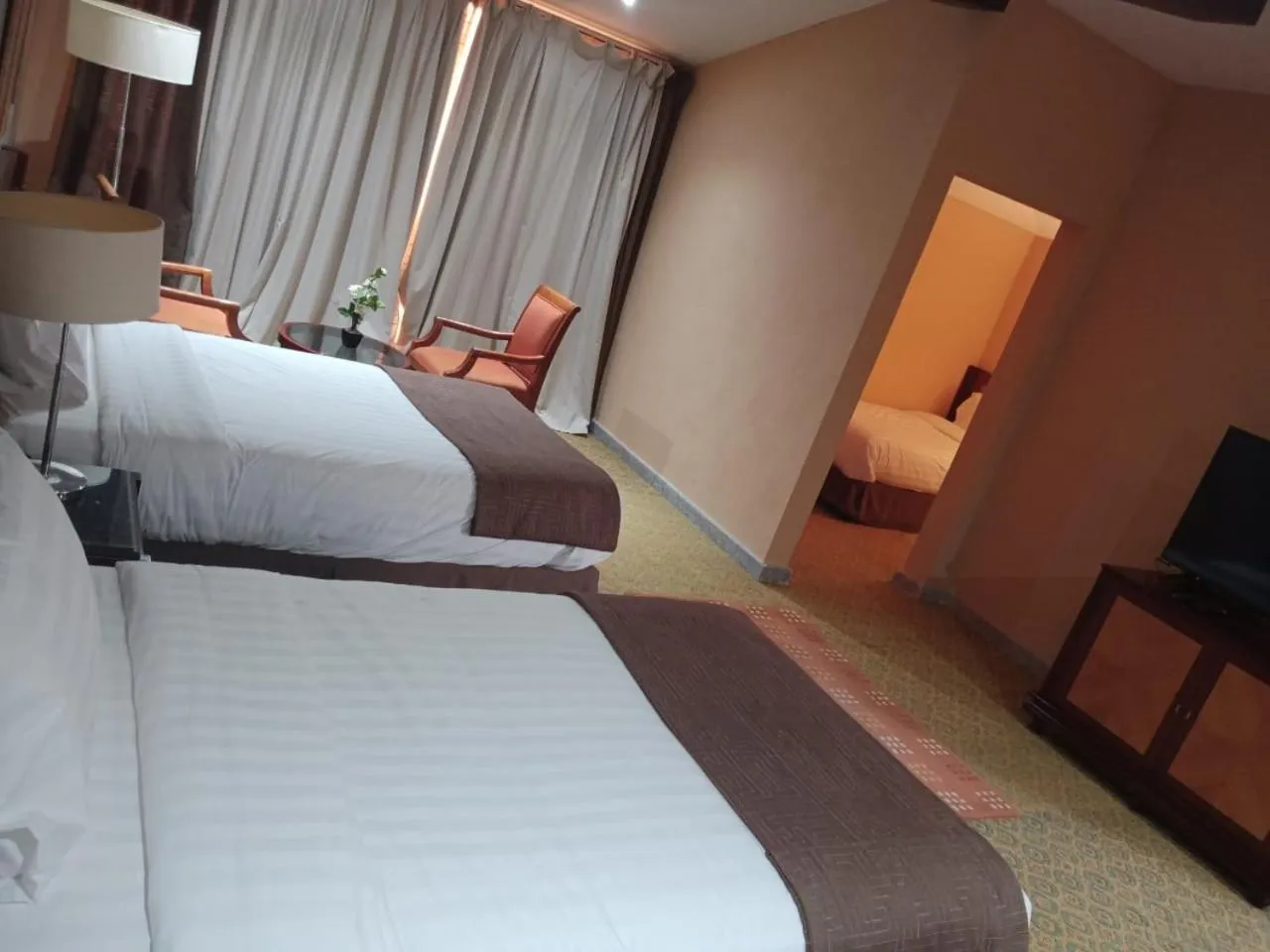 Bed in Desert Inn Resort and Camp