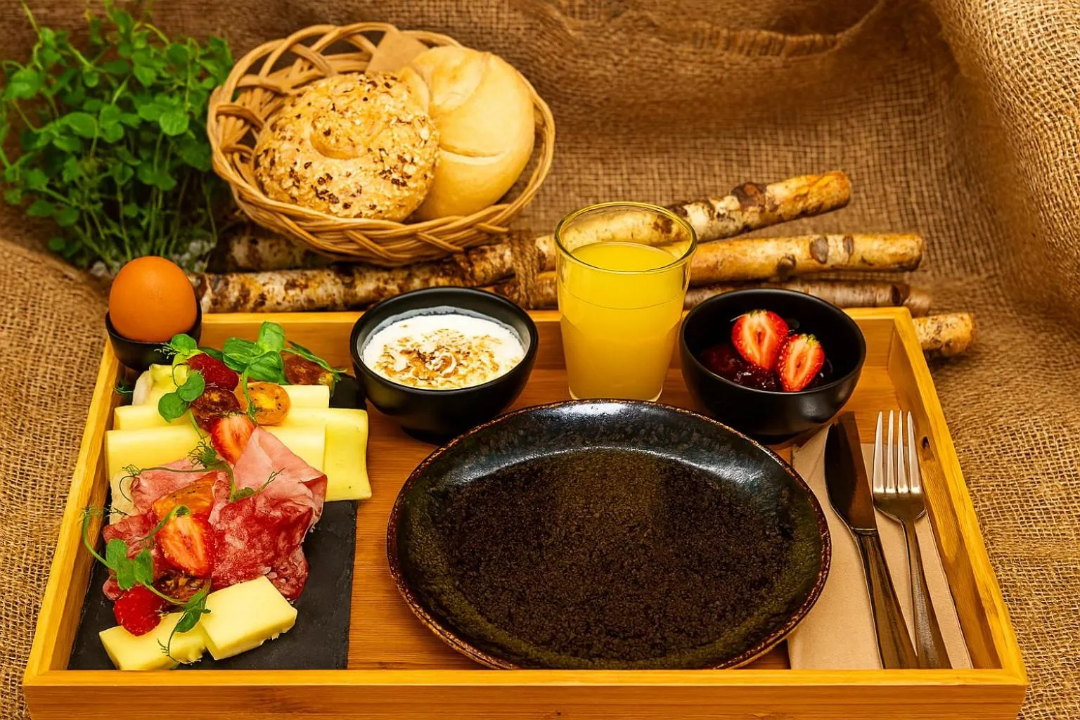 Breakfast in Hotel Villa Noel am Hauptbahnhof