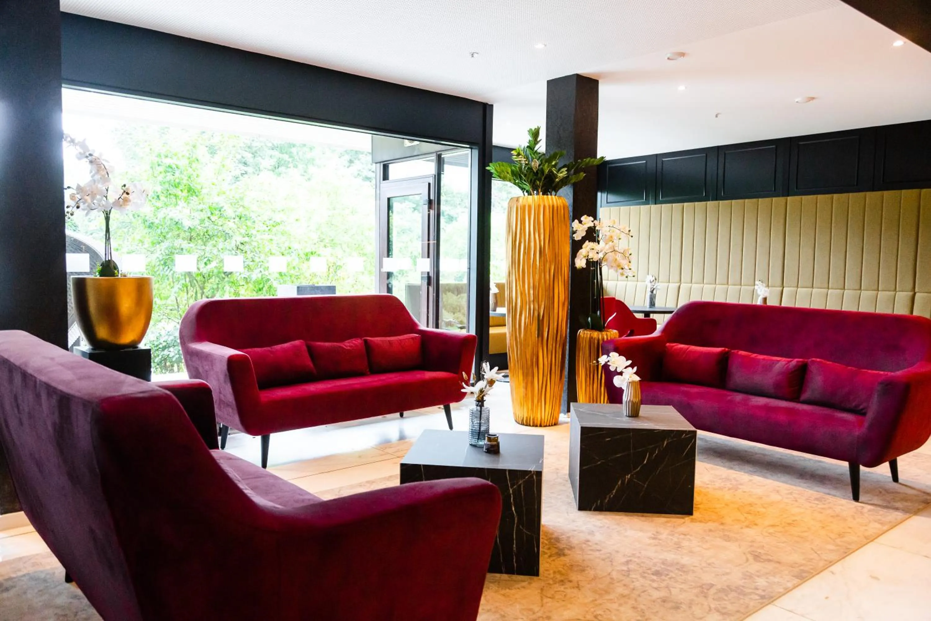 Seating area in PLAZA Premium Timmendorfer Strand