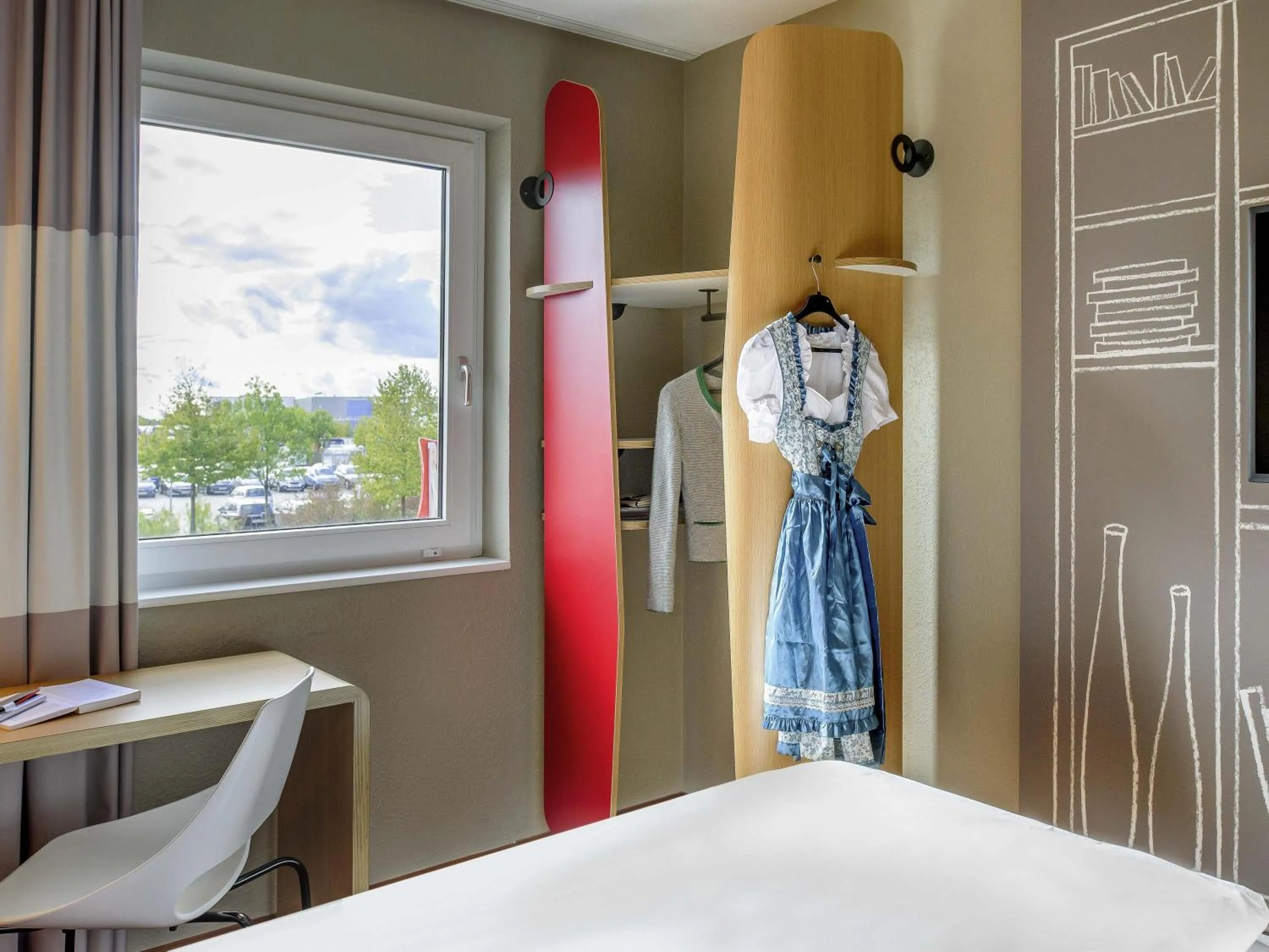 Bedroom, Bed in ibis Hotel München Messe