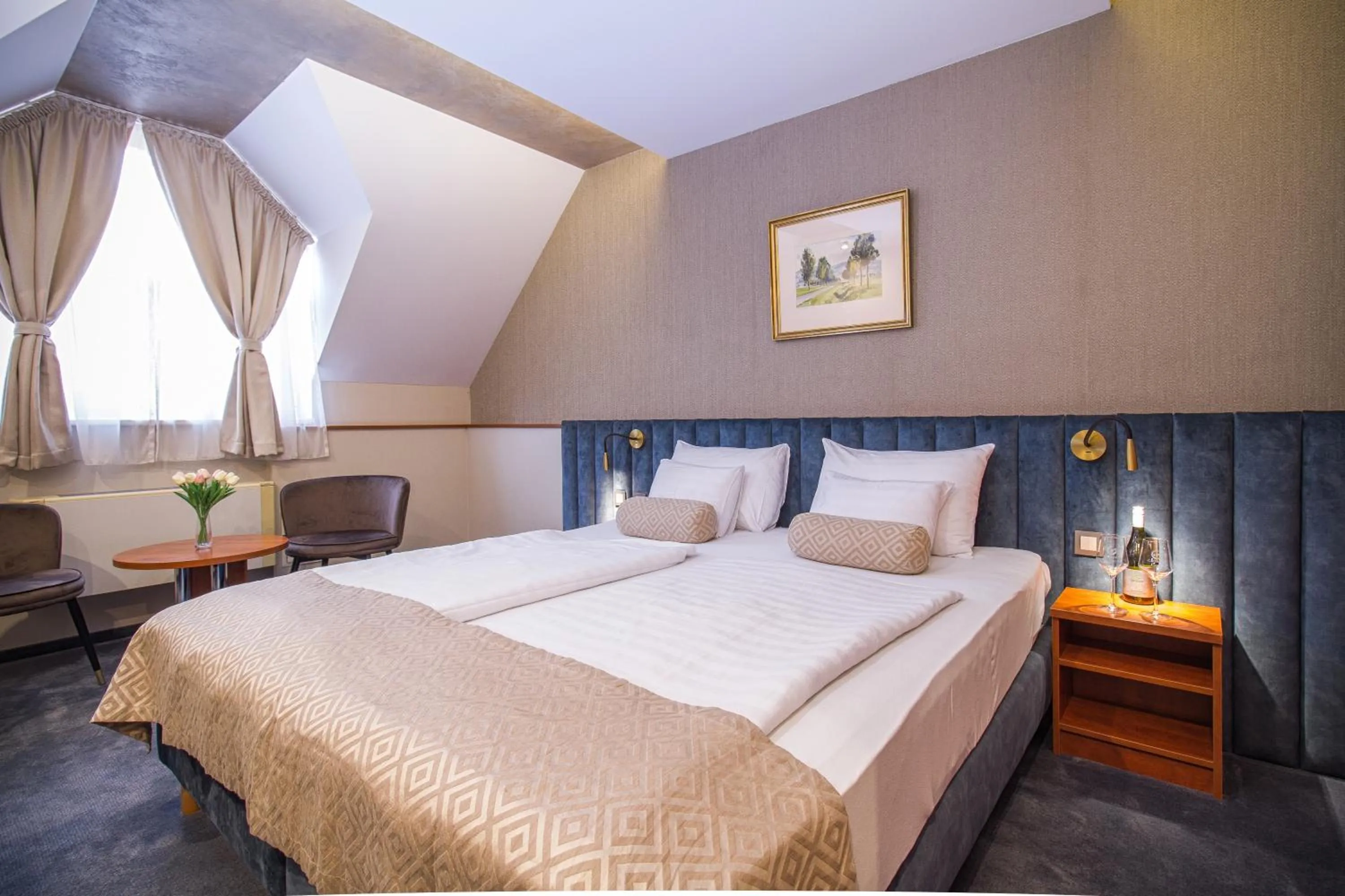 Bedroom, Bed in Hotel Gottwald