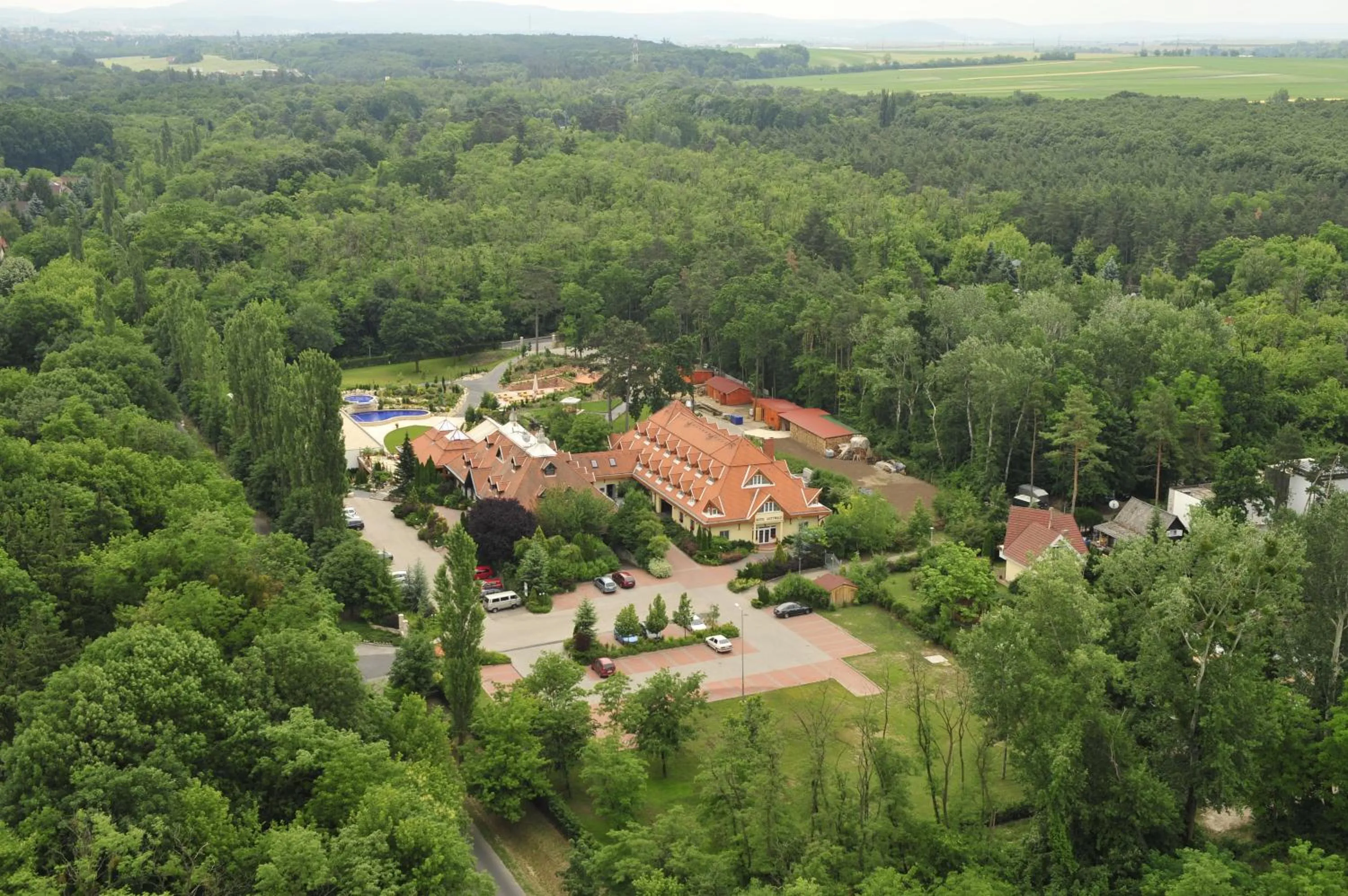 Bird's eye view in Hotel Gottwald