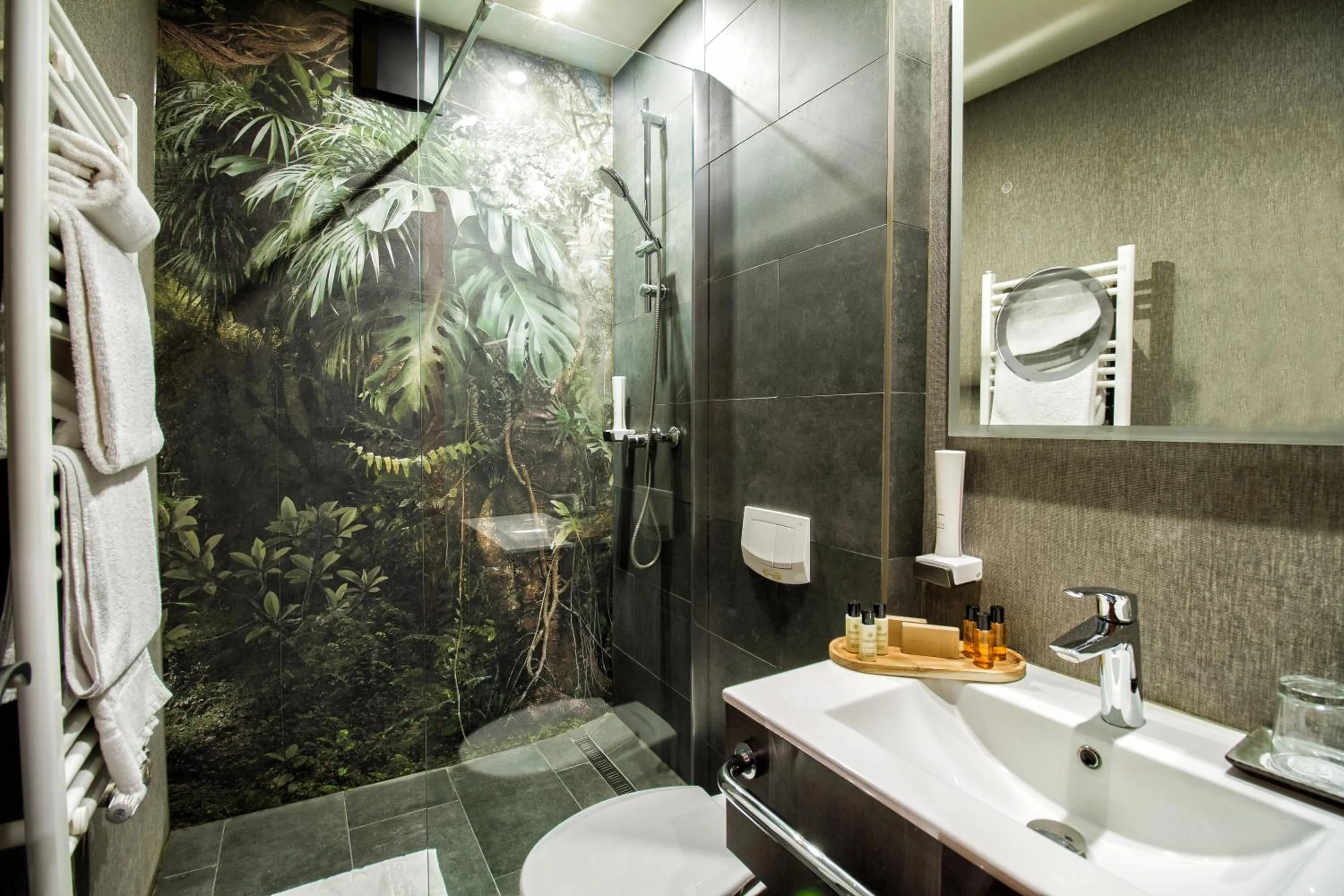 Shower in Hotel Gottwald