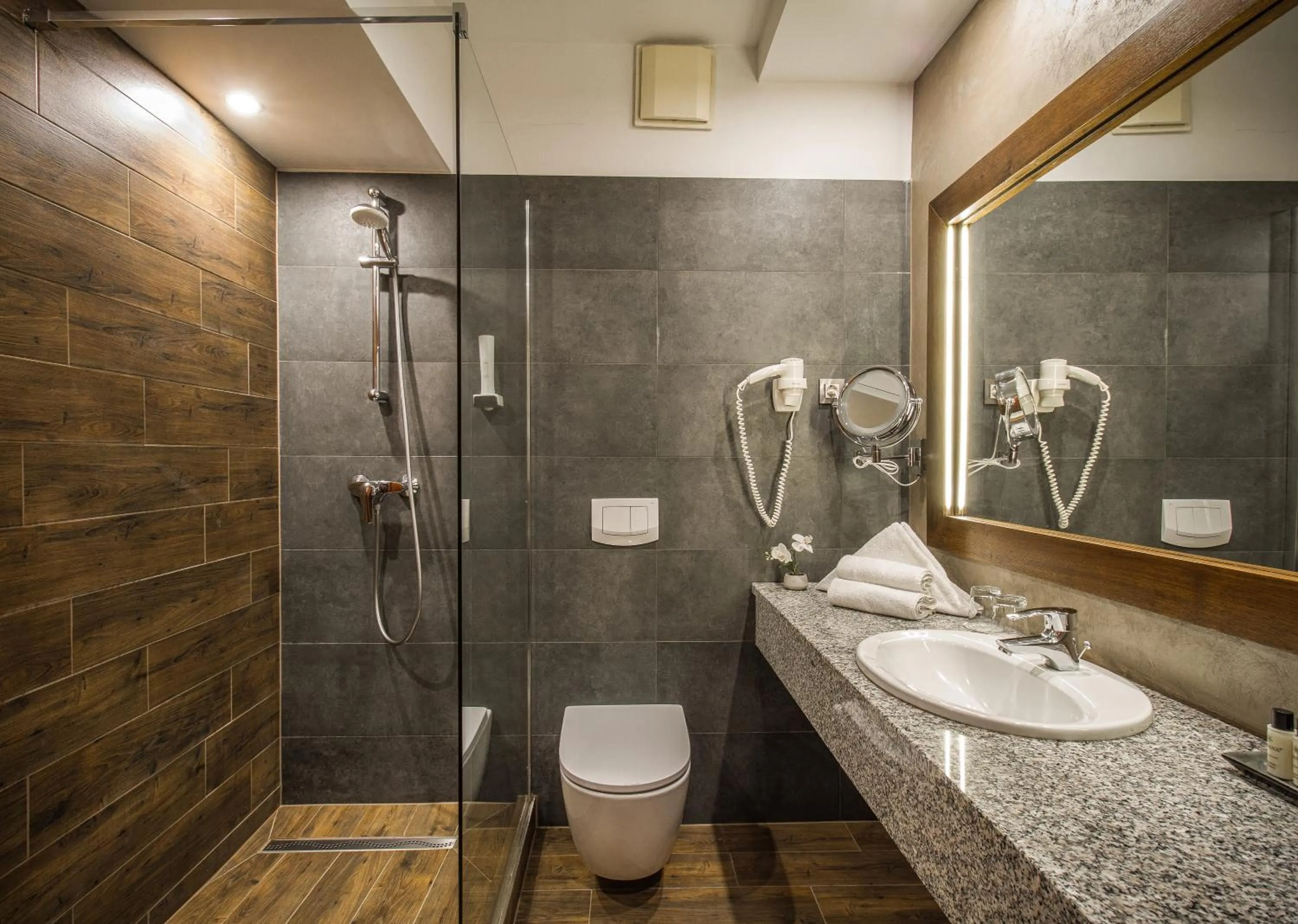 Shower in Hotel Gottwald