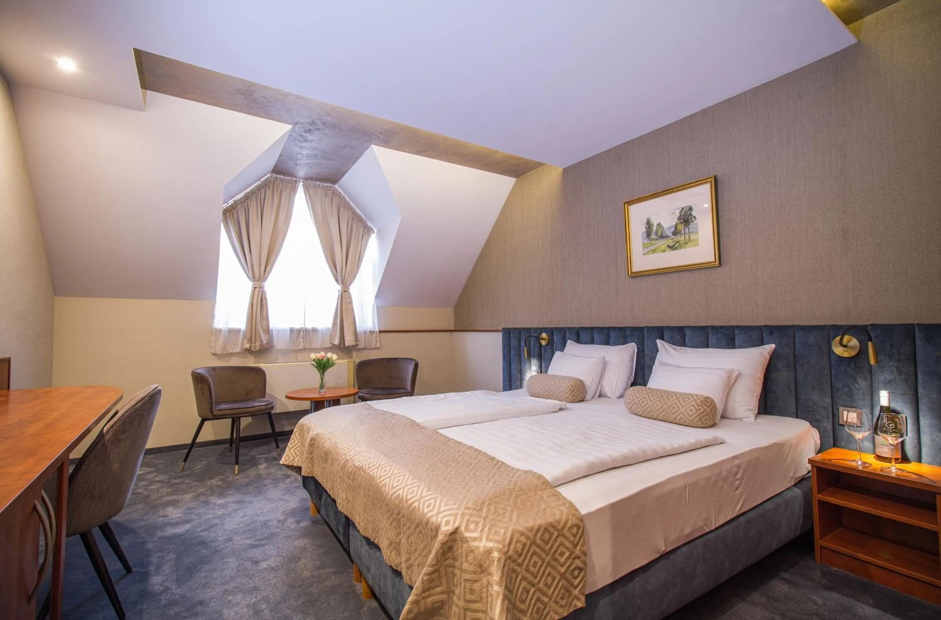 Bedroom, Bed in Hotel Gottwald