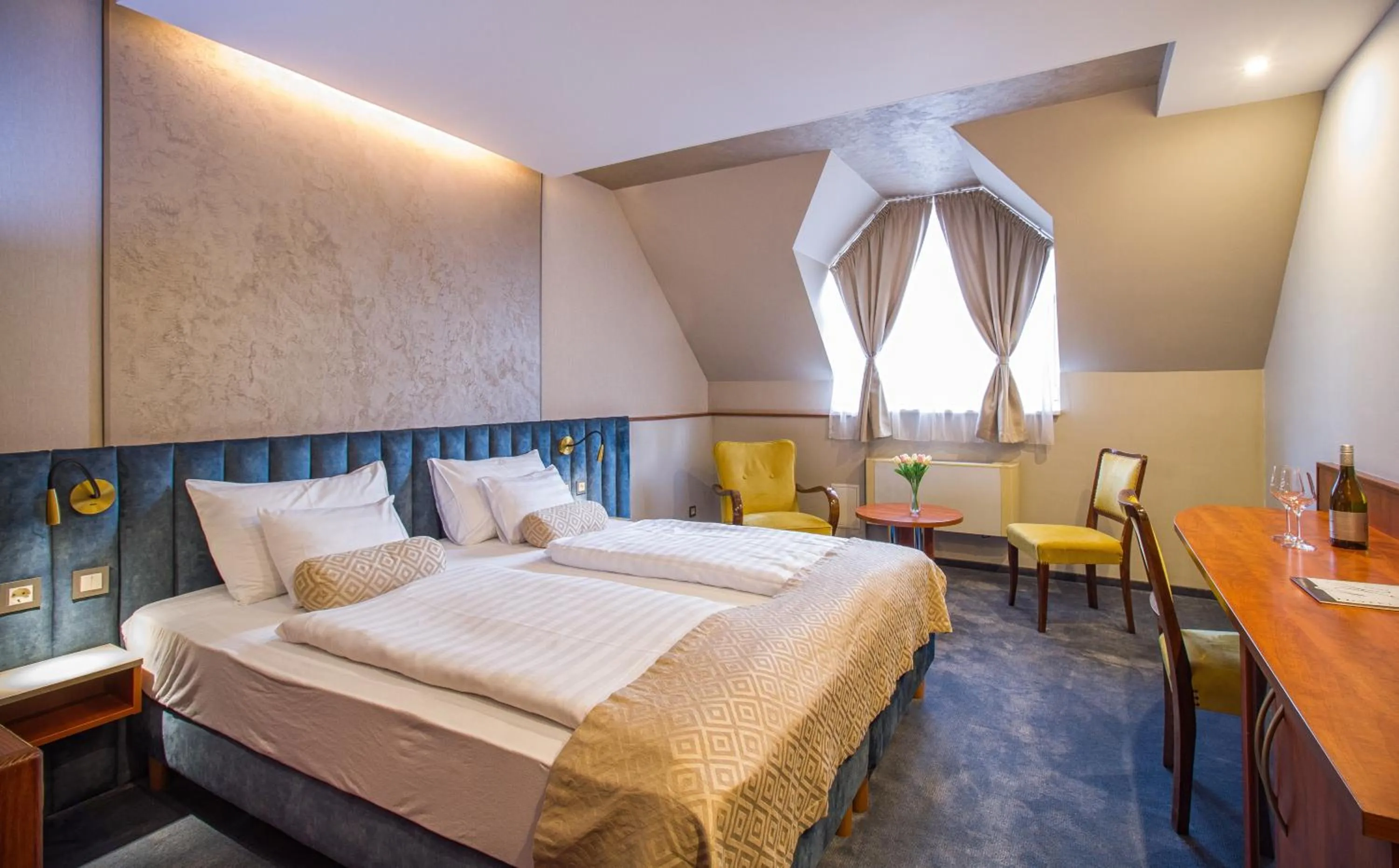 Bedroom, Bed in Hotel Gottwald