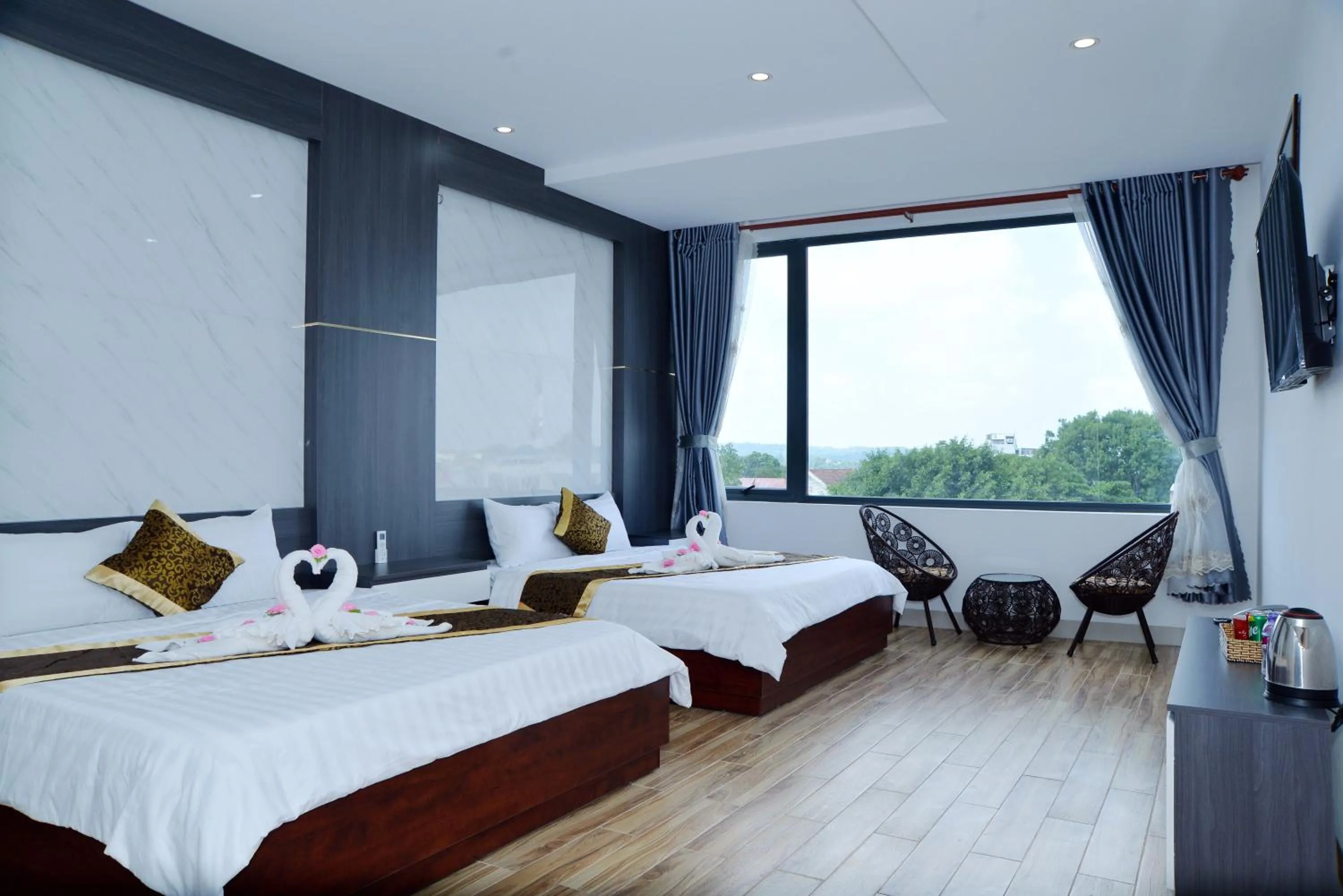 Bed in Buon Ma Thuot Hotel