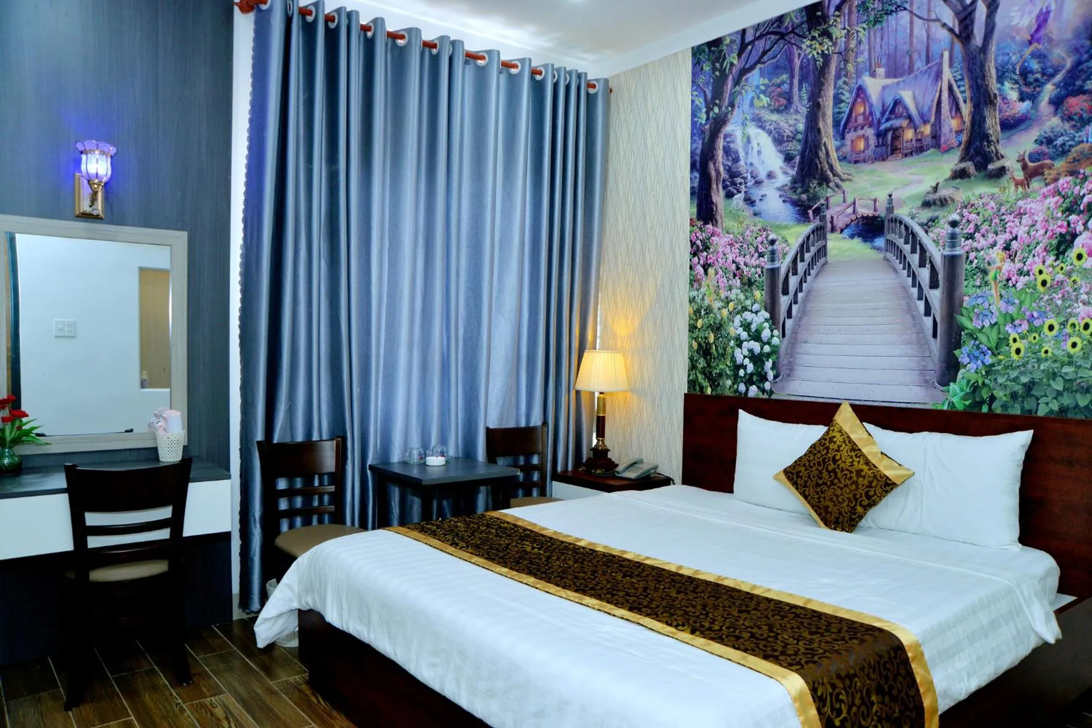 Bed in Buon Ma Thuot Hotel