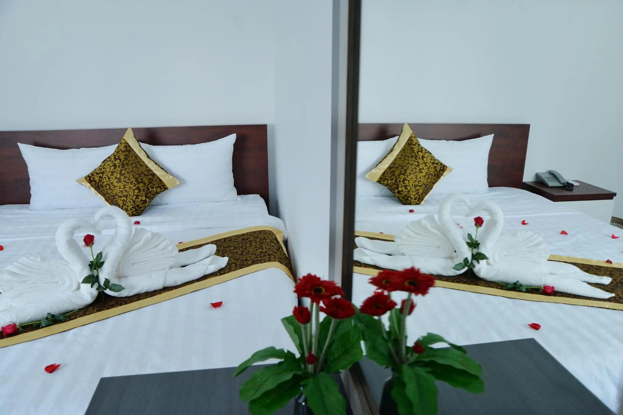 Bed in Buon Ma Thuot Hotel