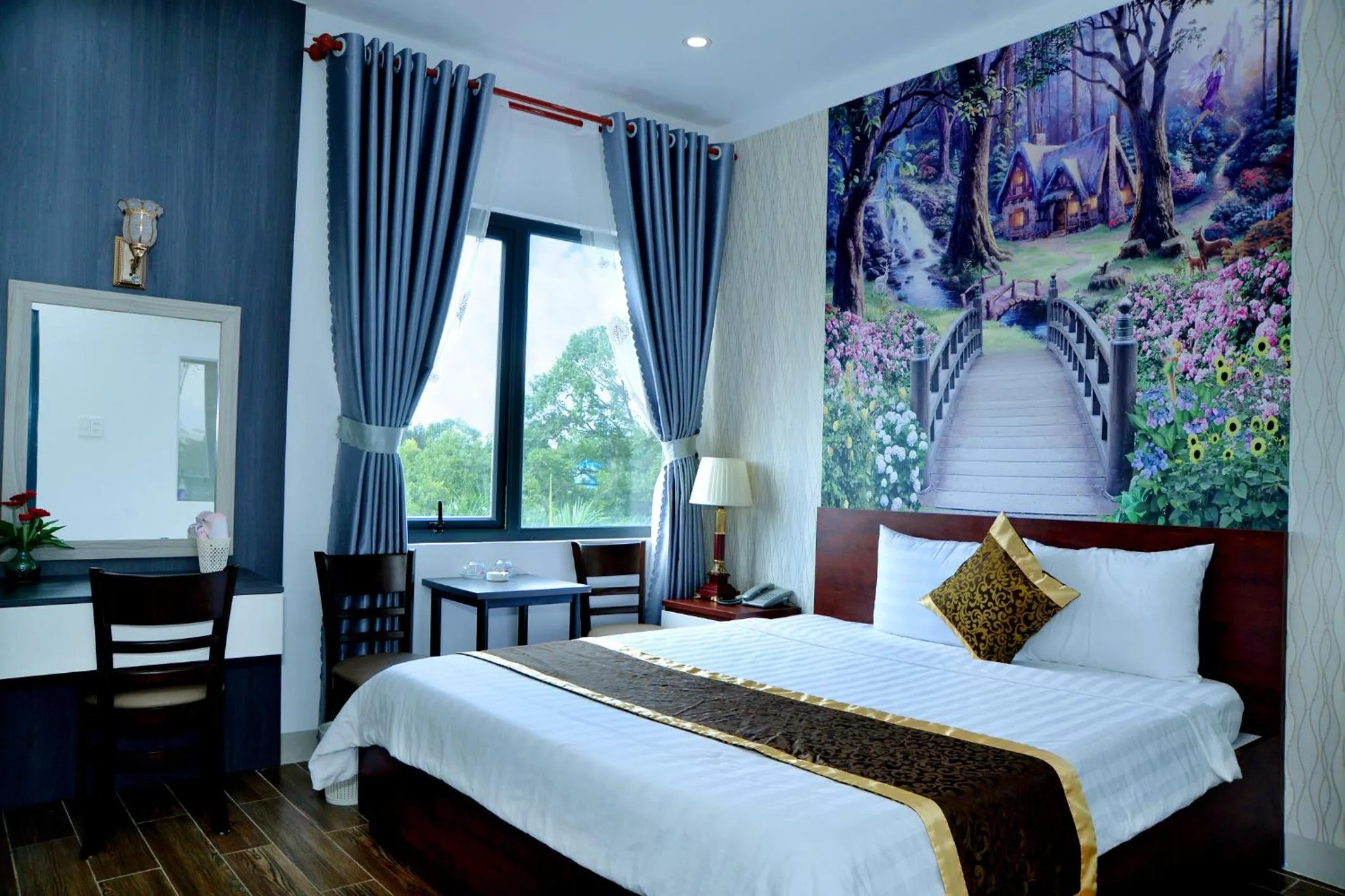 Bed in Buon Ma Thuot Hotel