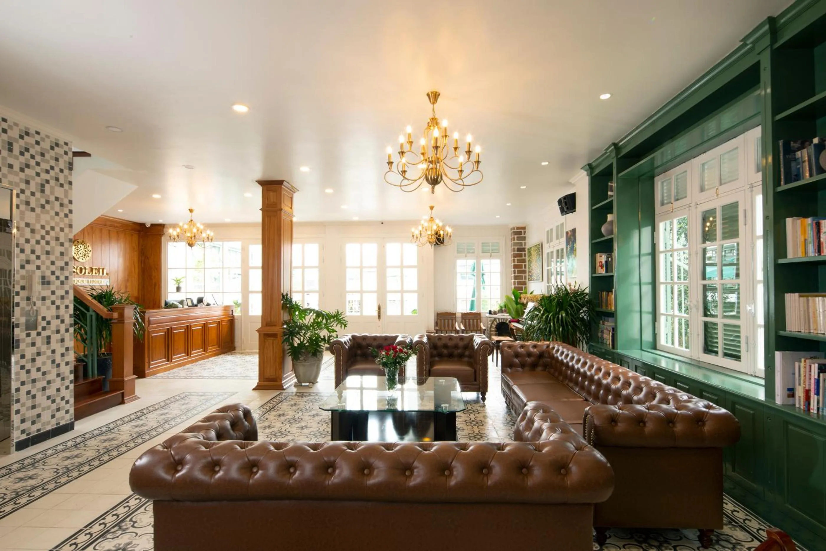 Lobby or reception in Le Soleil Boutique Hotel