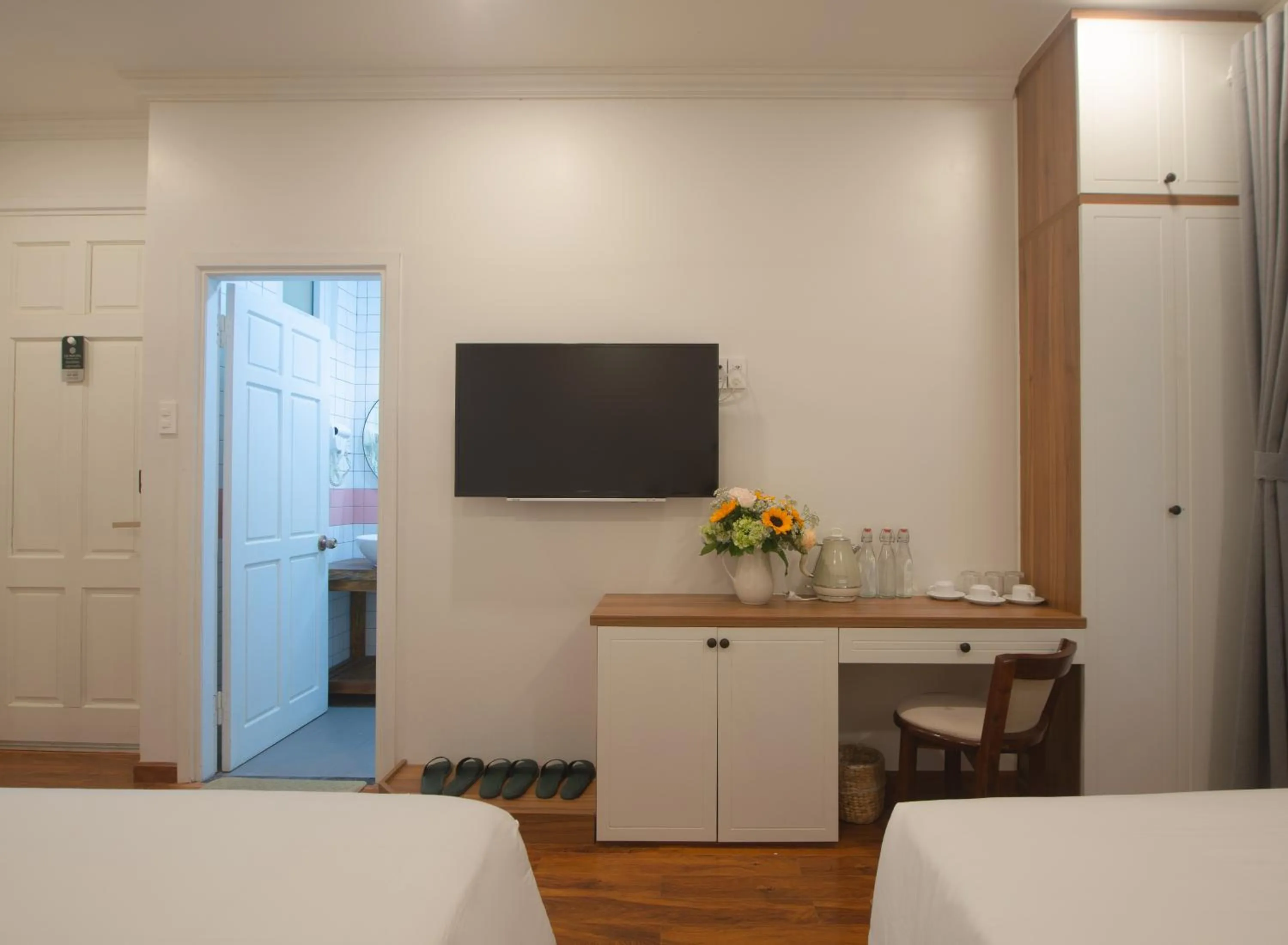 Bed in Le Soleil Boutique Hotel