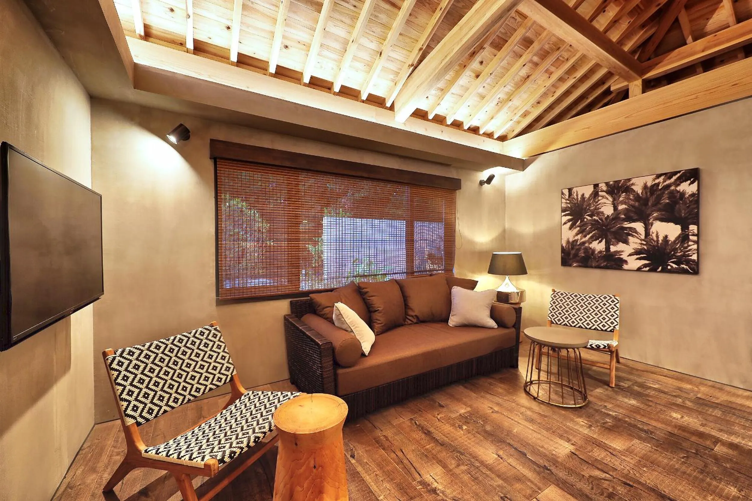 Living room in ADAN RESORT HANALI village sesokojima