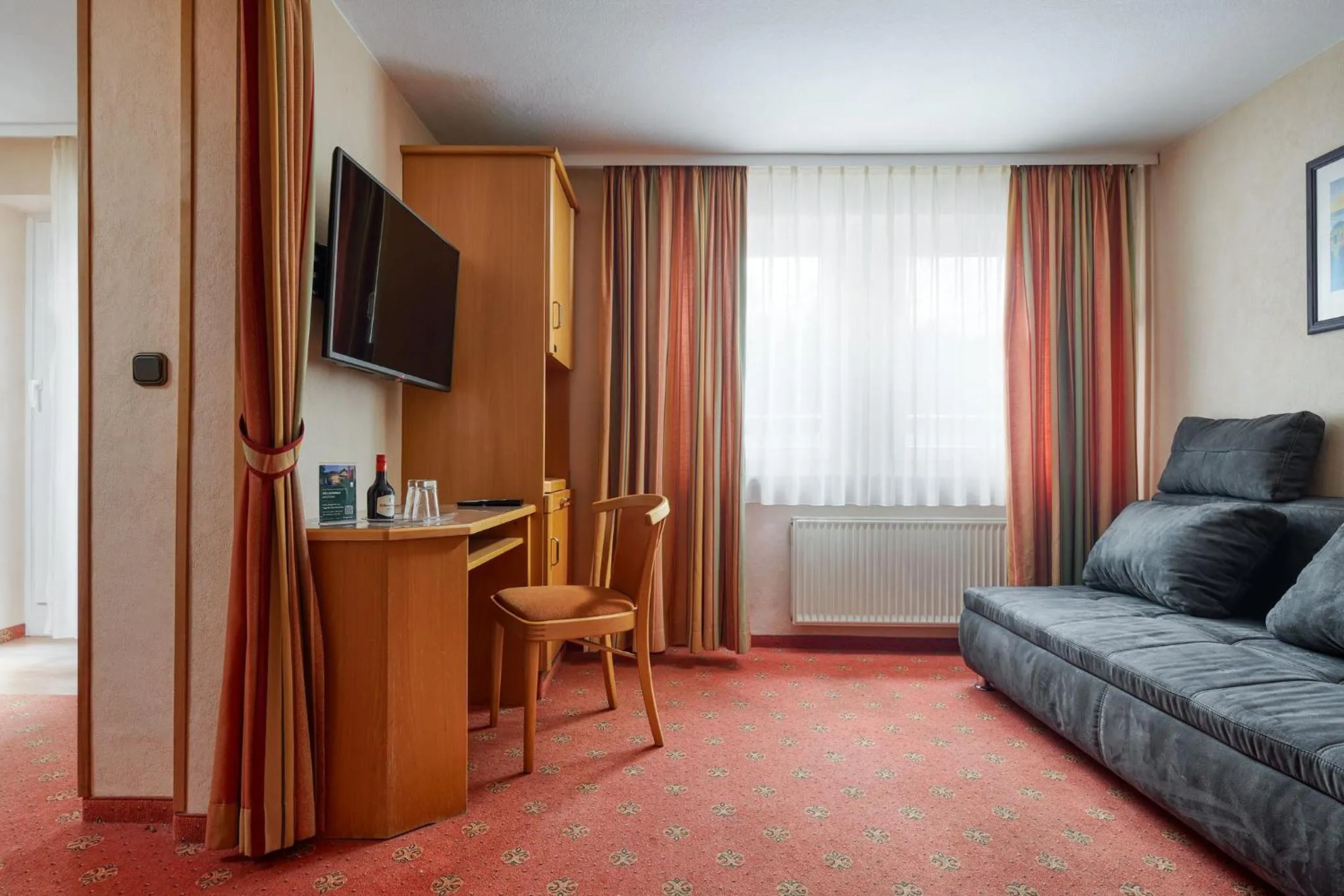 Bed in Hotel Ladenmühle