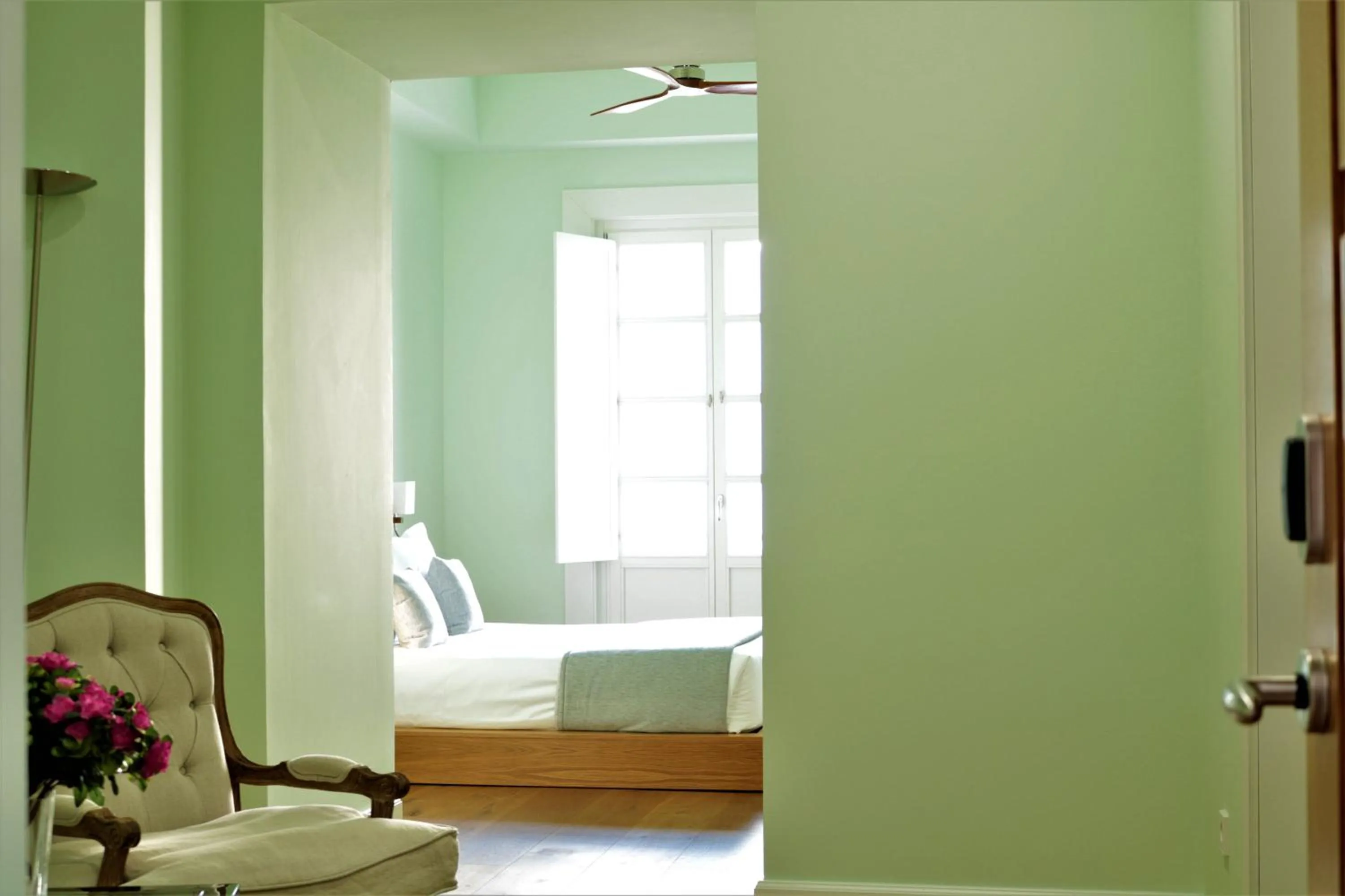 Living room, Bed in Hotel Boutique Palacio Corredera