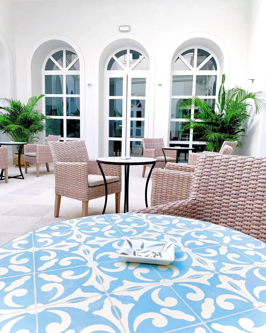 Patio in Hotel Boutique Palacio Corredera