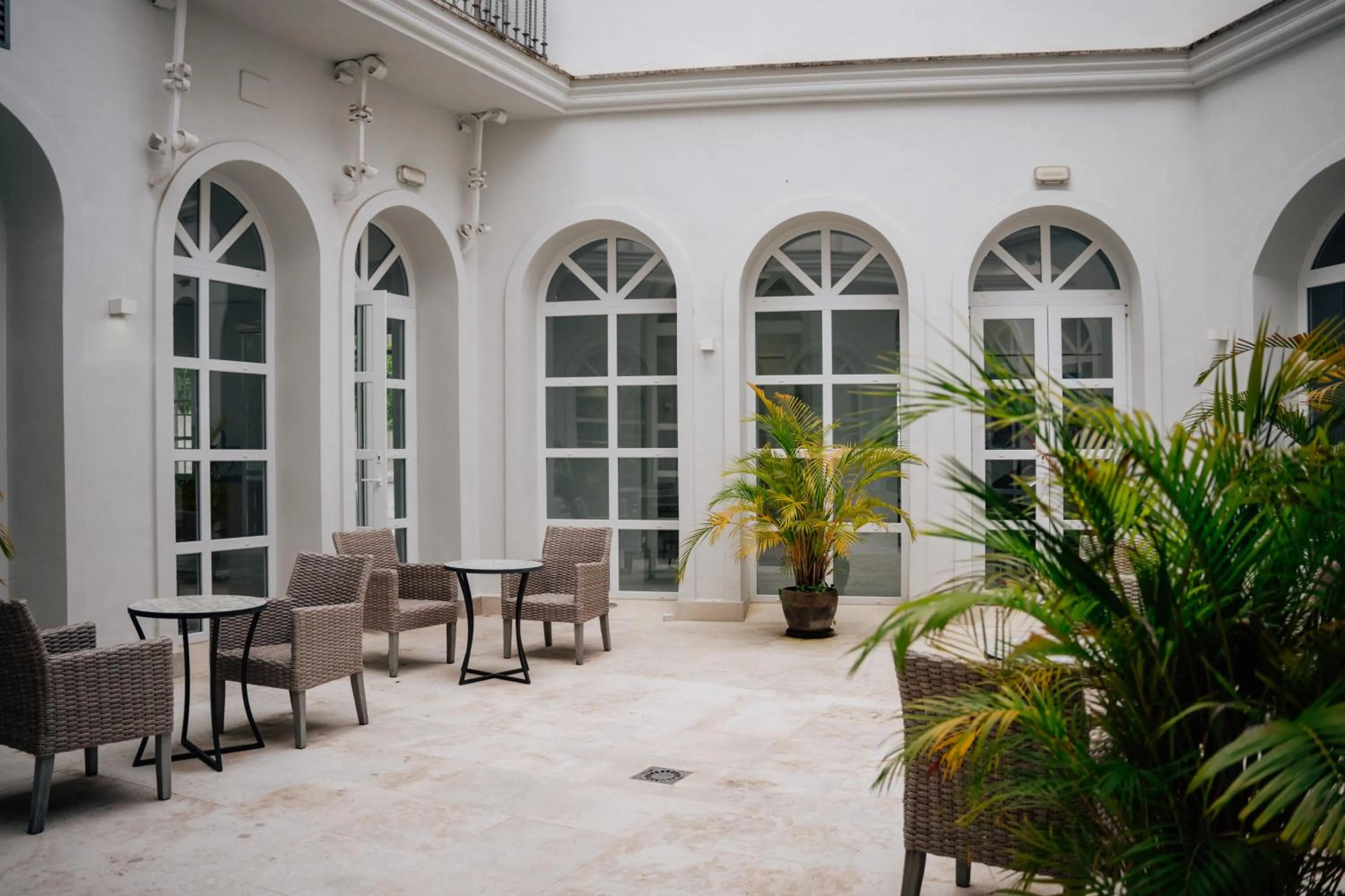 Patio in Hotel Boutique Palacio Corredera
