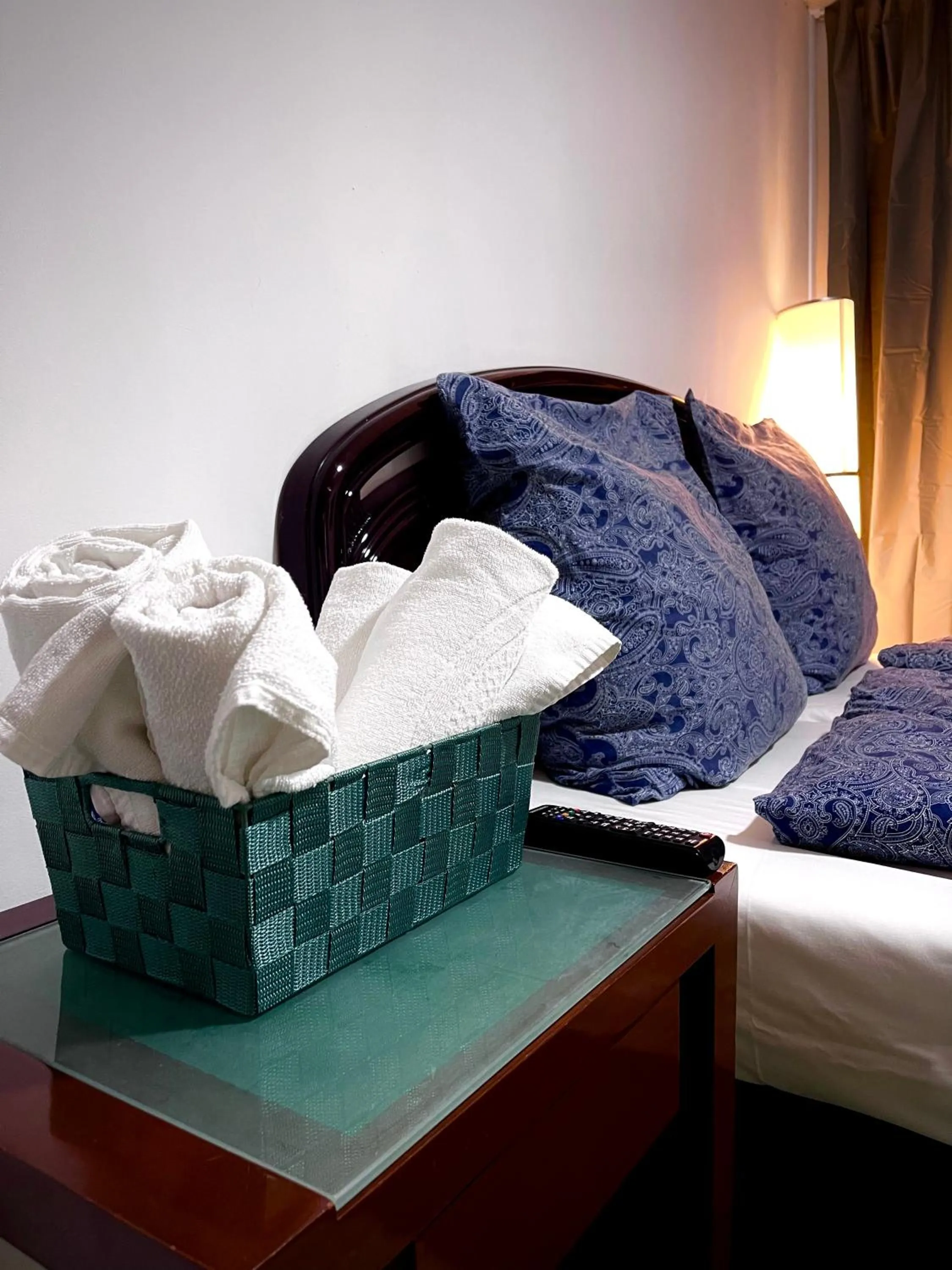 Bed in Hotel Hamburg Inn