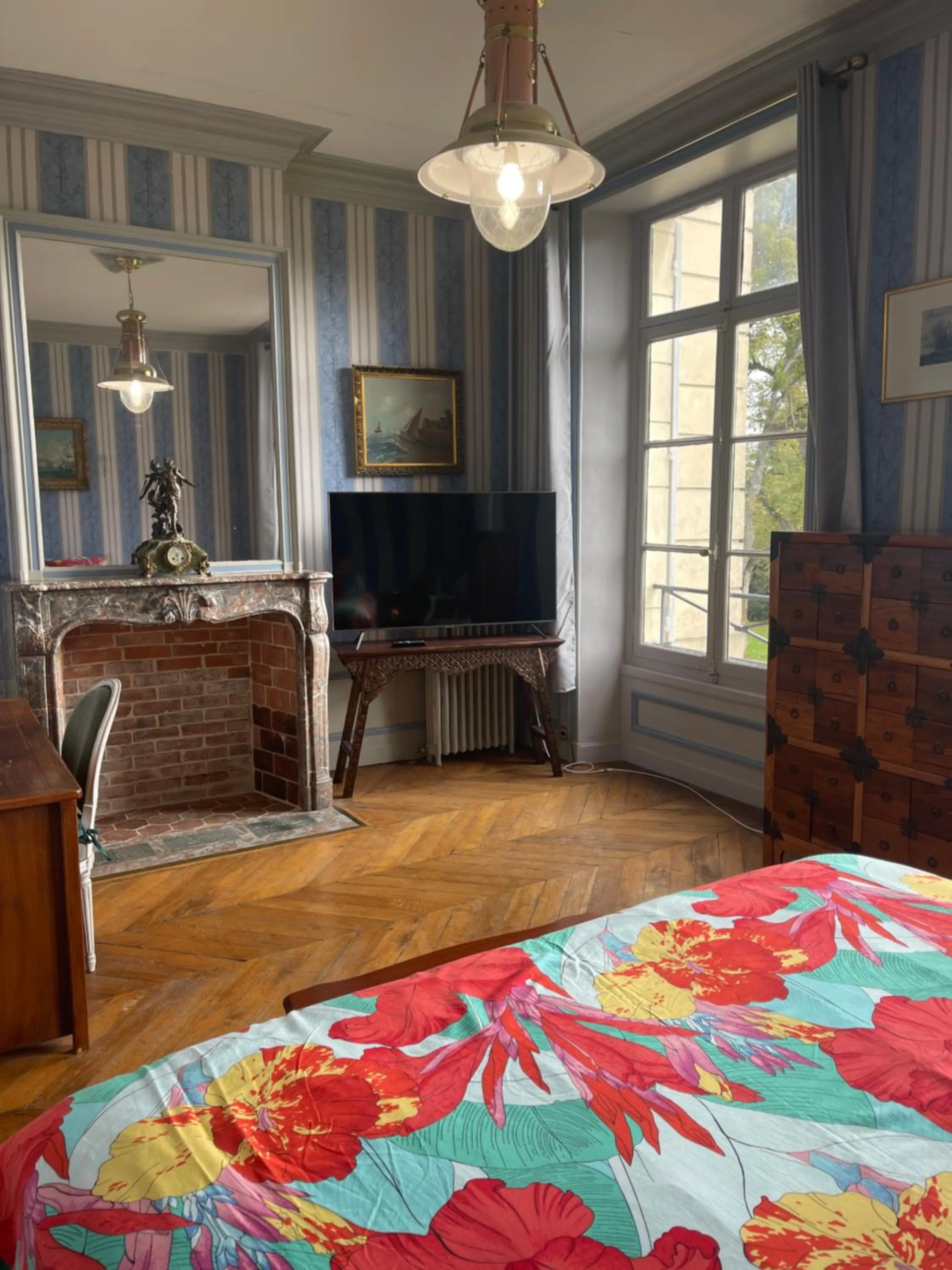 TV and multimedia, Bed in Château du Boulay Morin