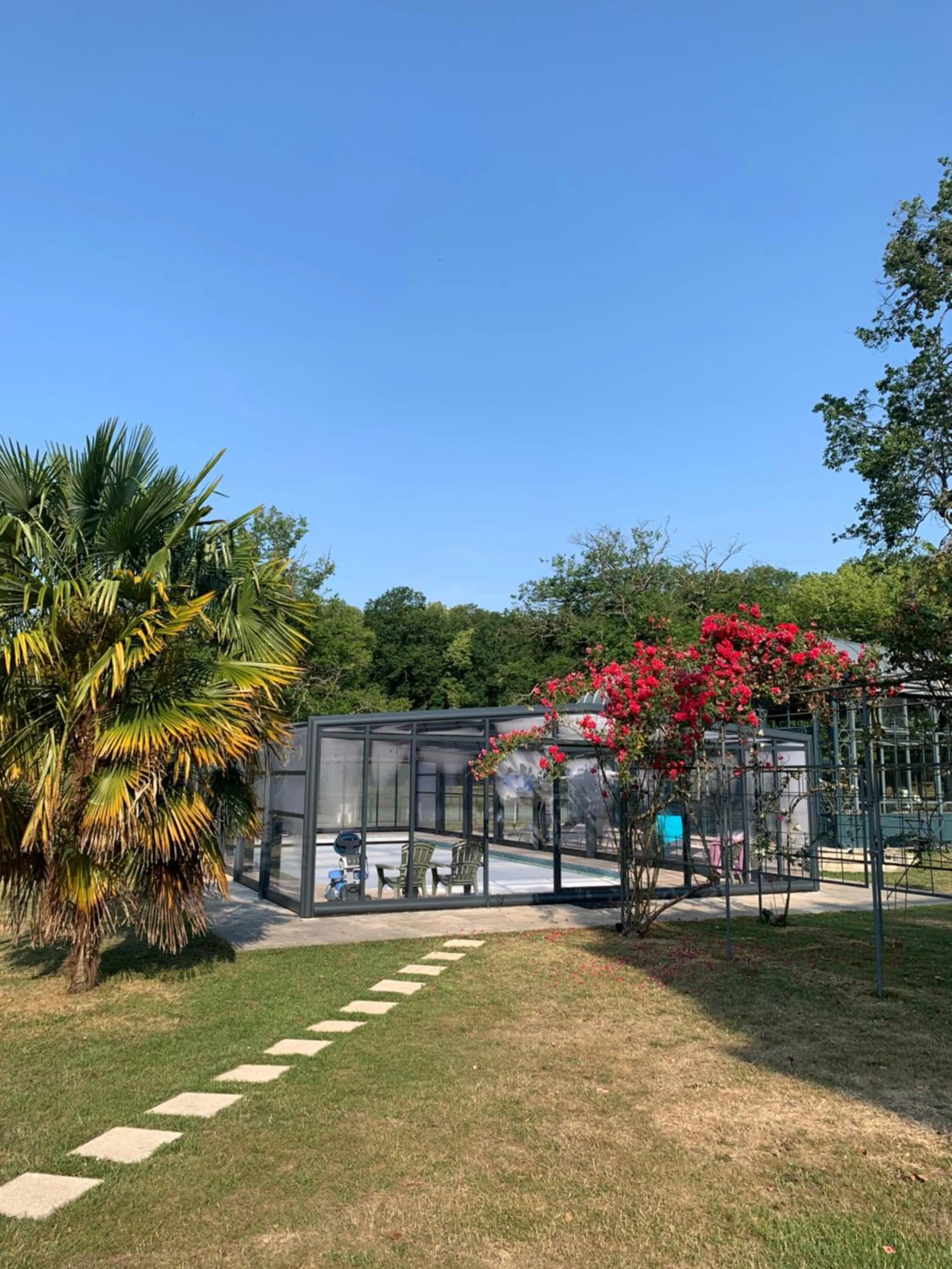 Natural landscape in Château du Boulay Morin