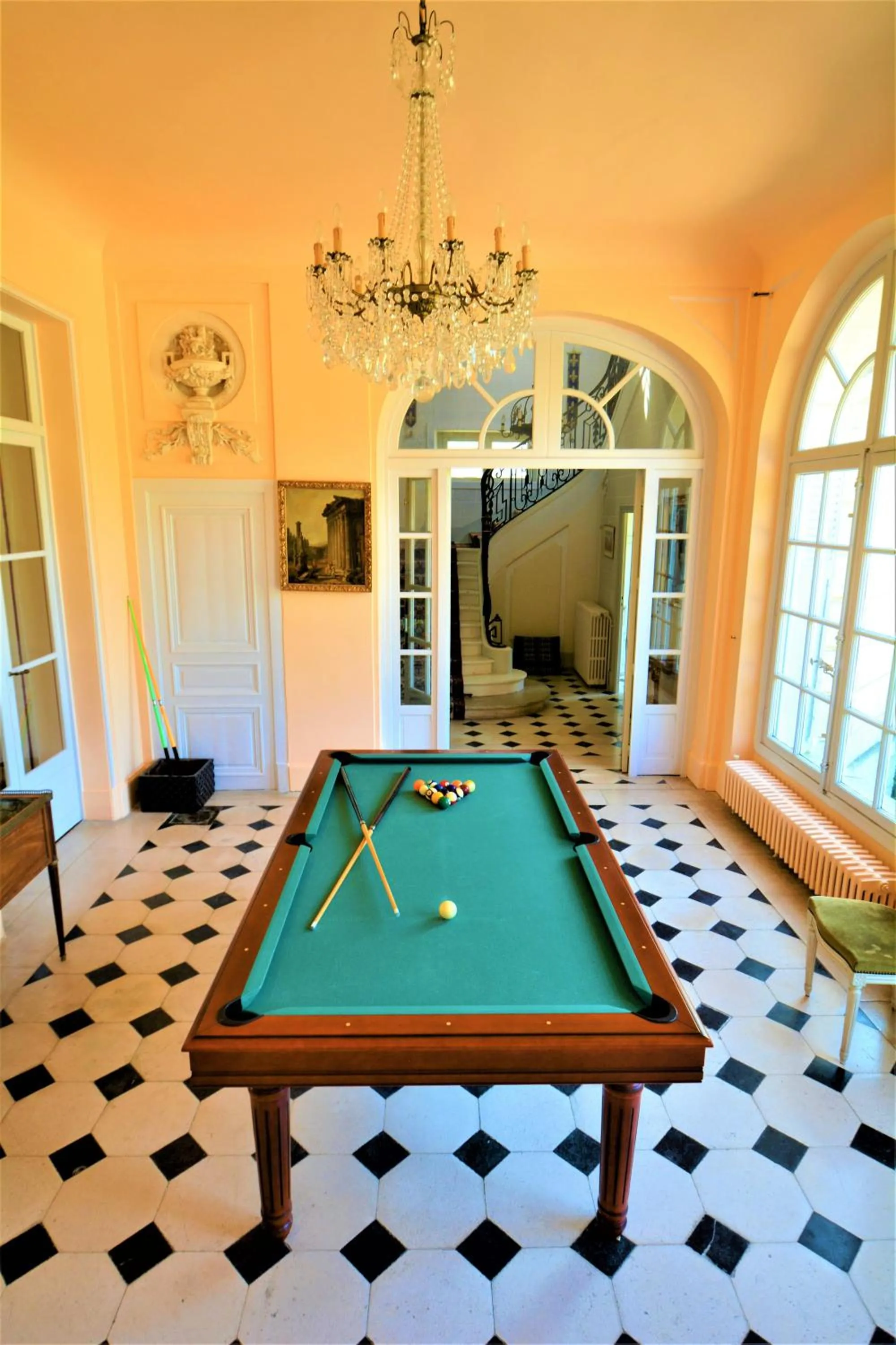 Billiard in Château du Boulay Morin